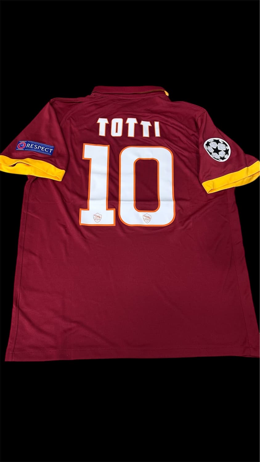 14-15 AS로마 홈 토티 챔스버전 유니폼 상품이미지2
