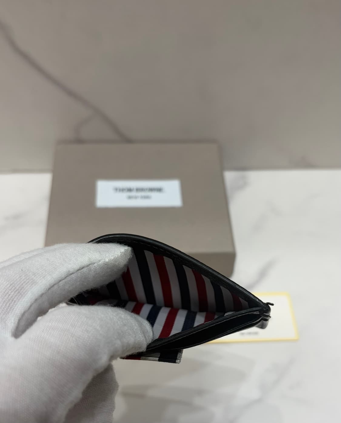 [정품] 톰브라운 블랙 카드지갑 상품이미지3