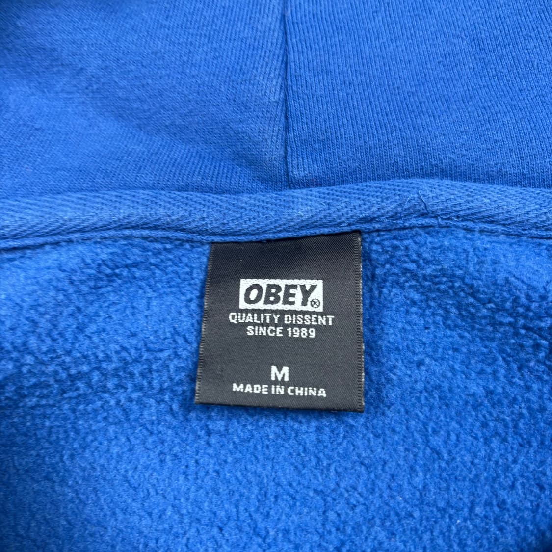 오베이 블루 후드집업 상품이미지5