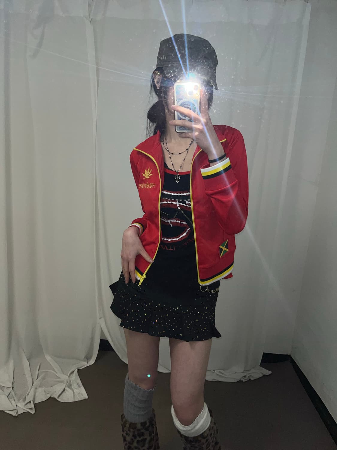 00‘s 레드 큐빅 져지 상품이미지6