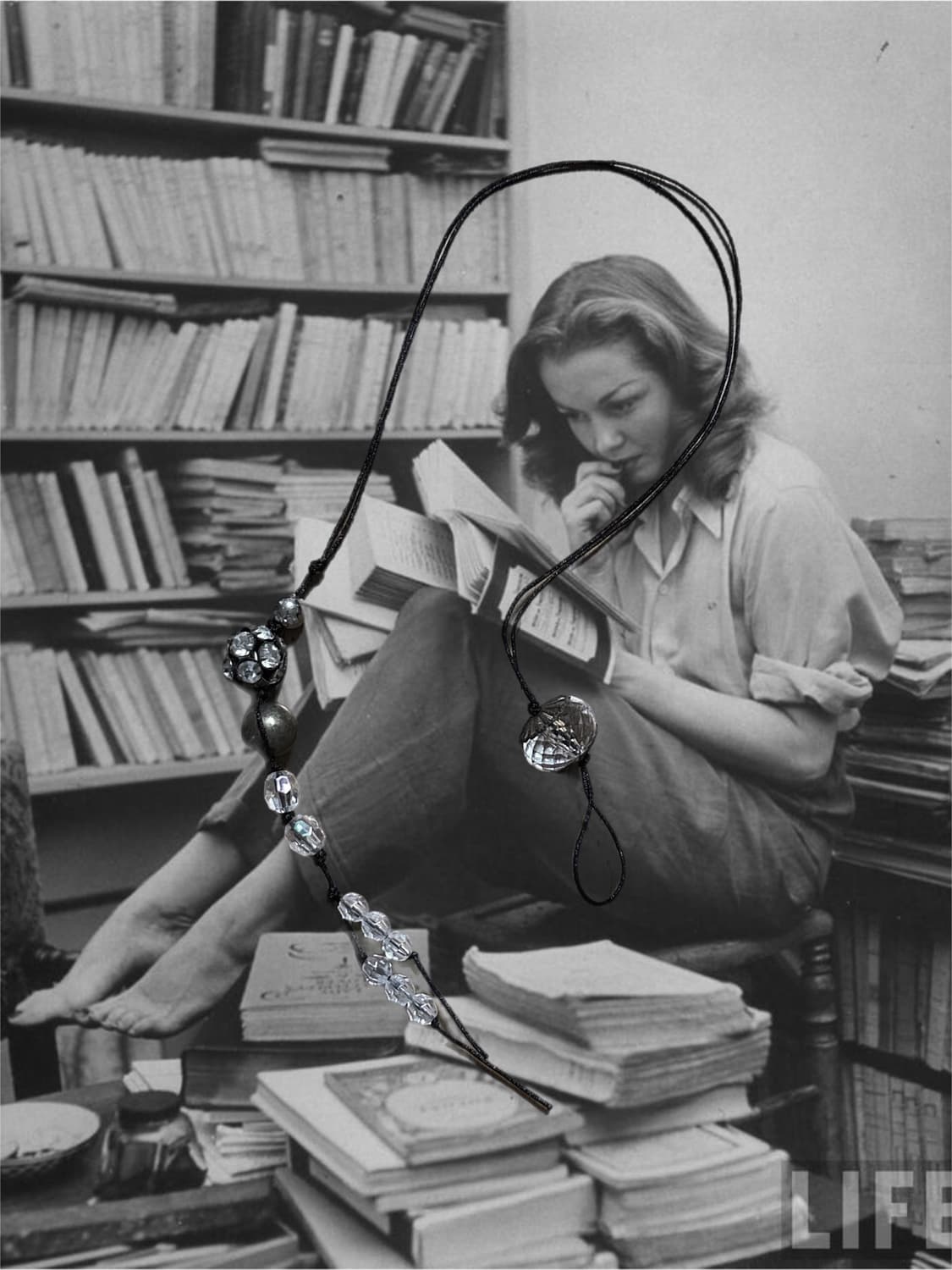 <handcrafted> 끈갈피 💎샹들리에 상품이미지1