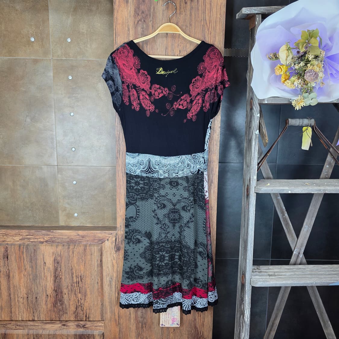 Desigual 시그니처 그래픽 보헤미안 원피스 상품이미지6