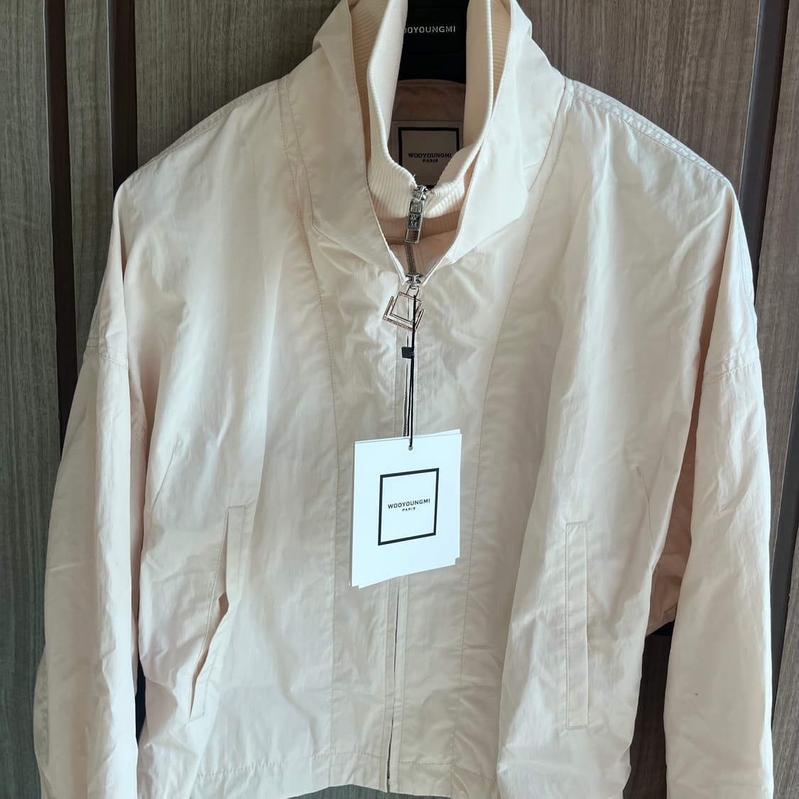 [새상품]우영미 더블 지퍼 자켓 아이보리 상품이미지3