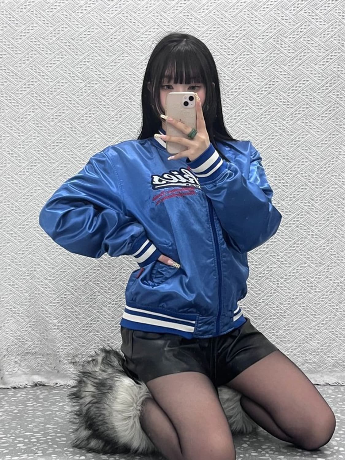 디키즈 올드스쿨 레트로 스타디움 바시티 자켓 L C09786 상품이미지1