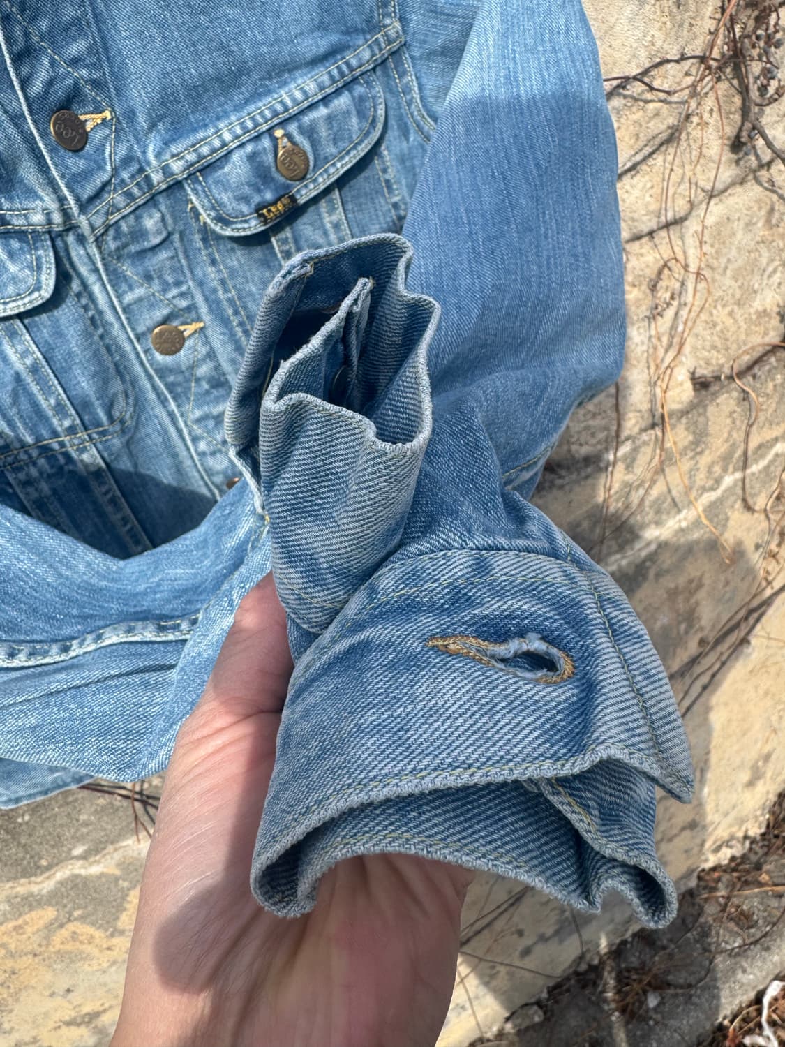 70s lee 빈티지 101-j 여성 데님 트러커 자켓 상품이미지7