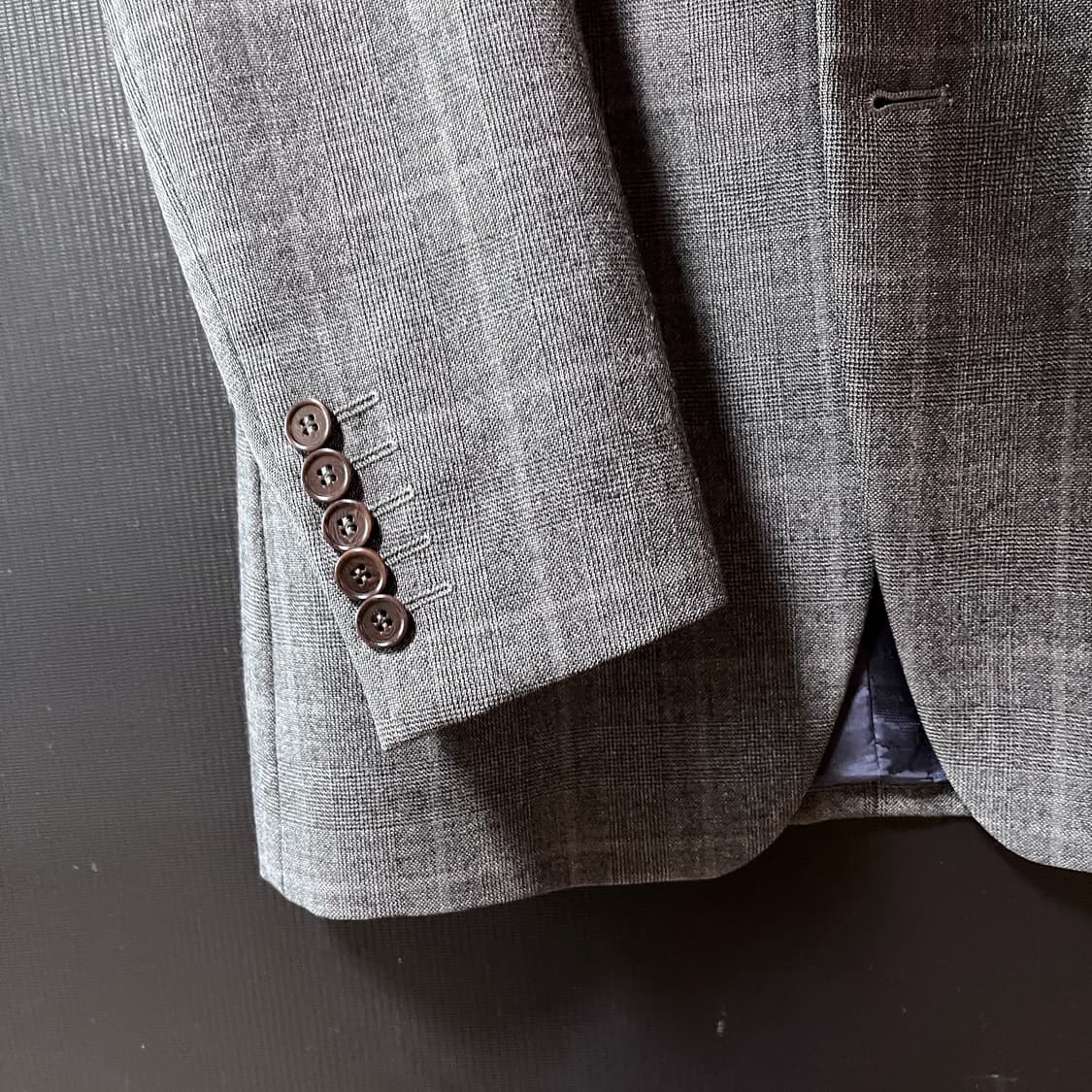 XS) 폴 스미스 Made in Italy 글랜체크 테일러드 자켓 상품이미지5