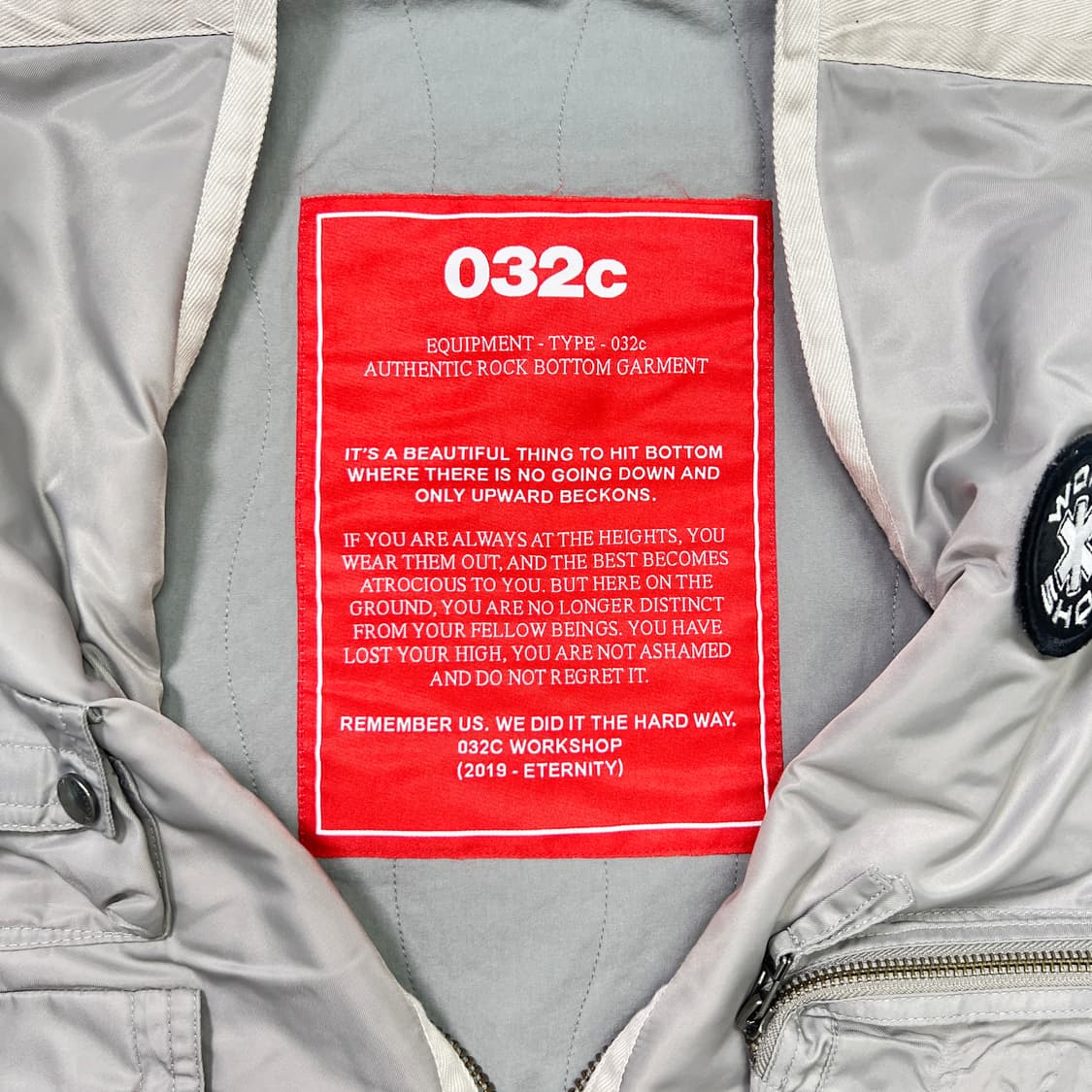 032c Cosmic Workshop Logo Vest (M)  상품이미지6