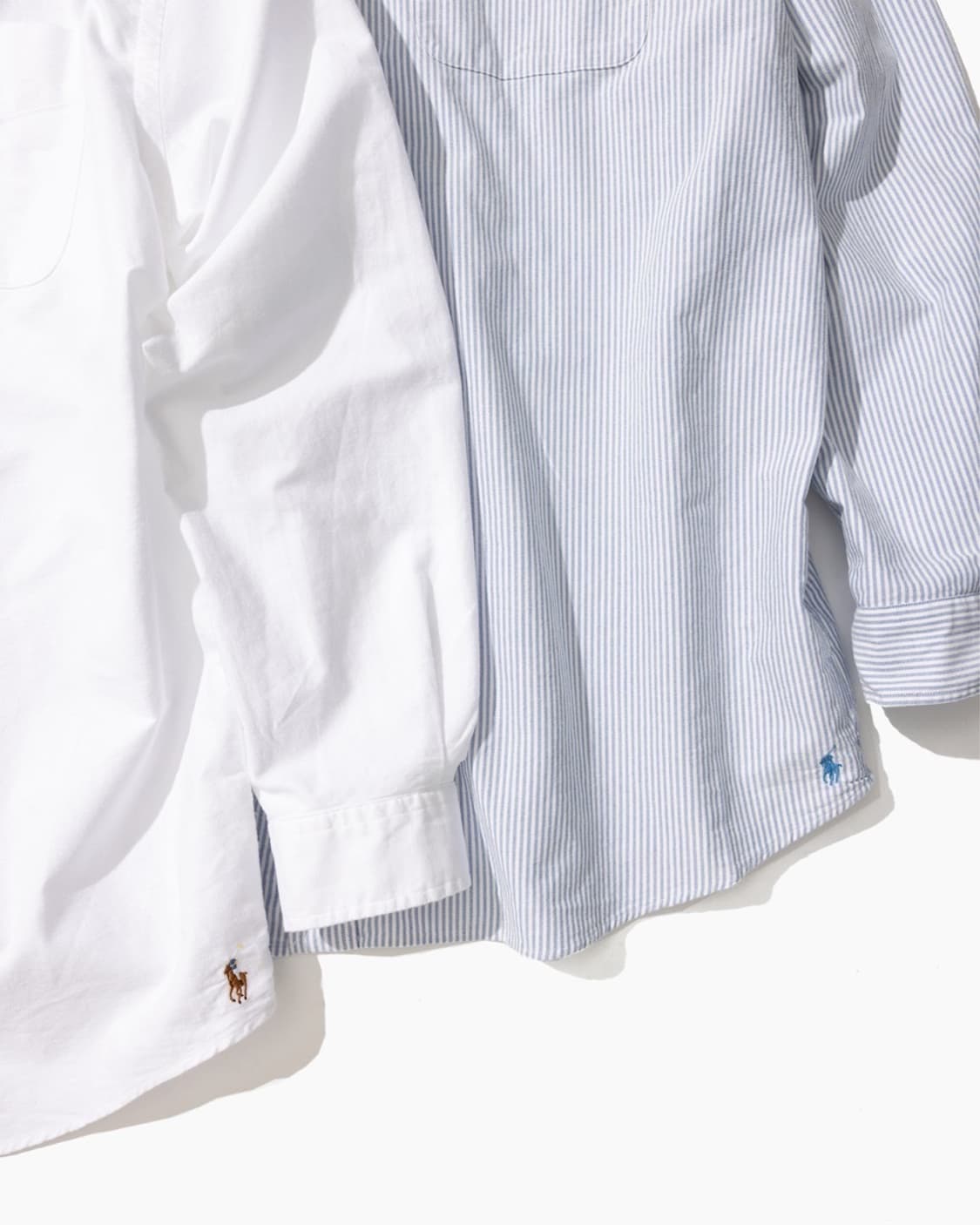 1990s 폴로 랄프로렌 OCBD 스트라이프 빅셔츠 상품이미지4