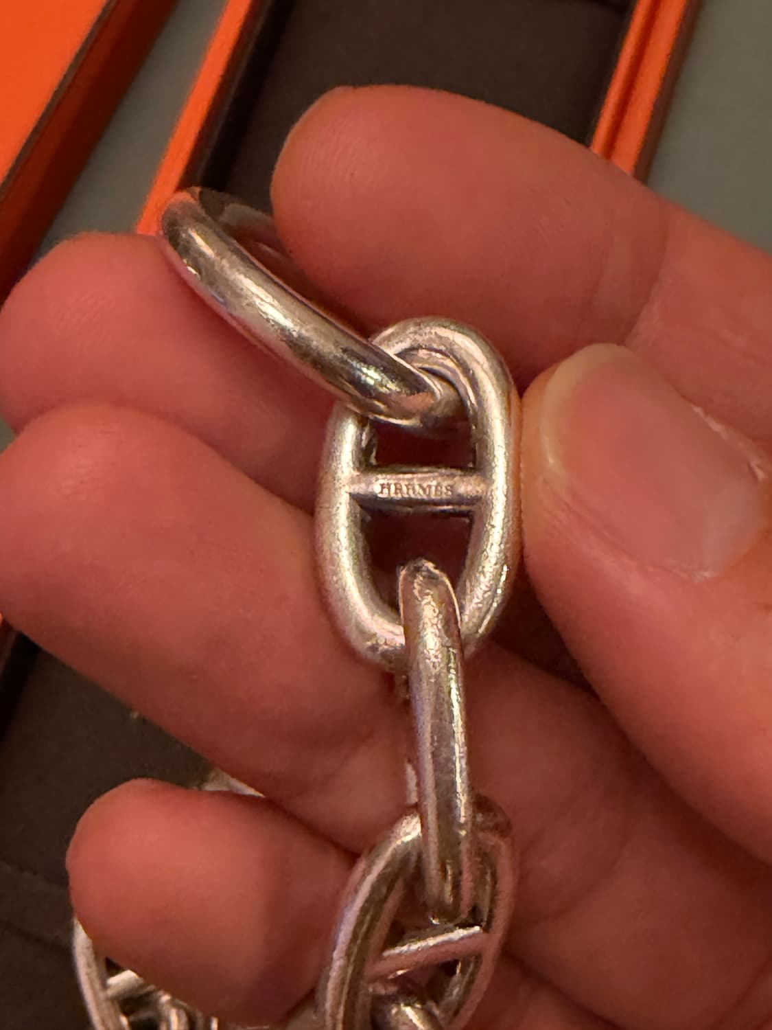 에르메스 샹달 tgm 12링크 실버 상품이미지3