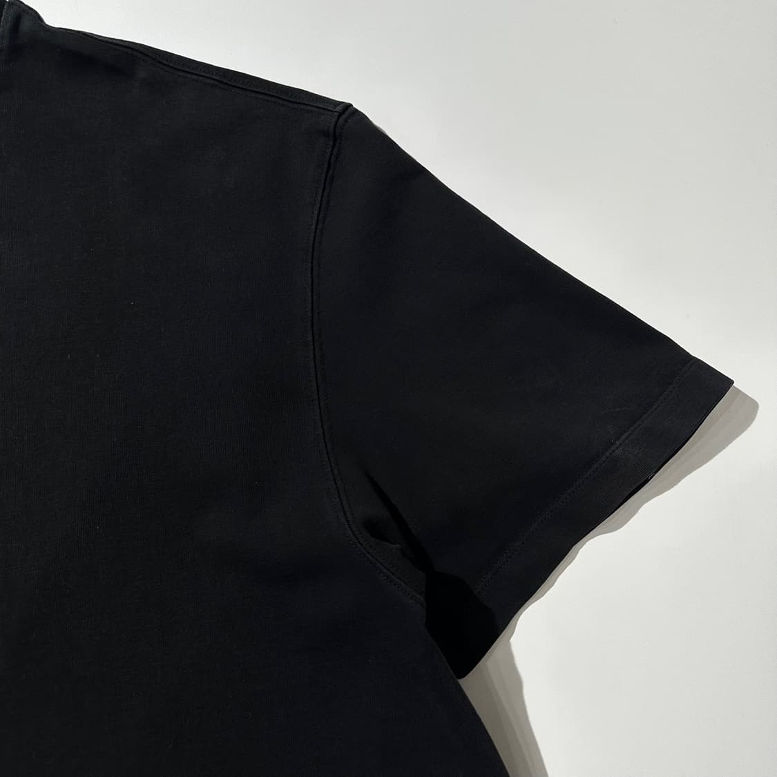 시스템옴므 로고 패치 반팔 티셔츠 블랙 상품이미지6