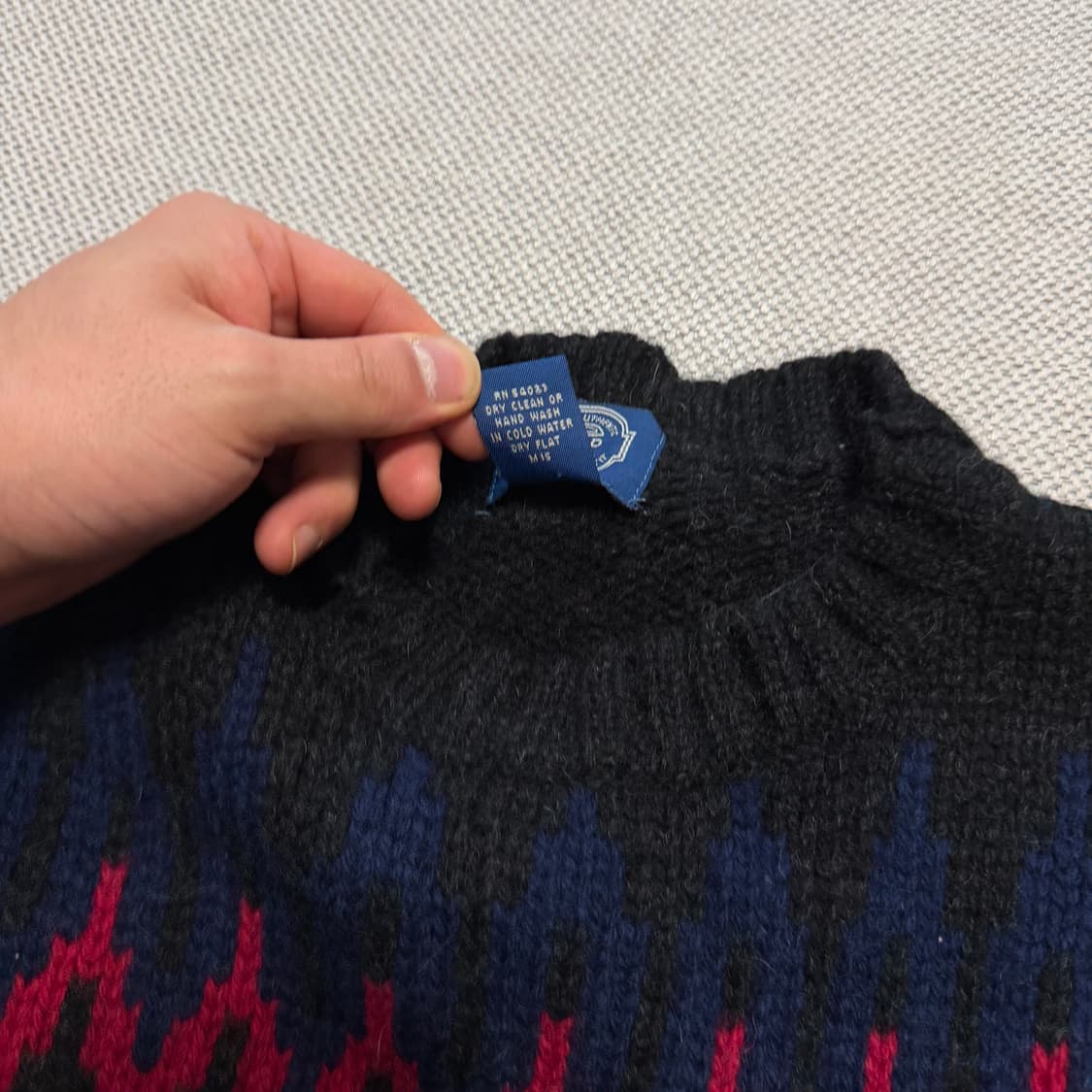 GAP 빈티지 패턴 울 니트 스웨터 상품이미지3