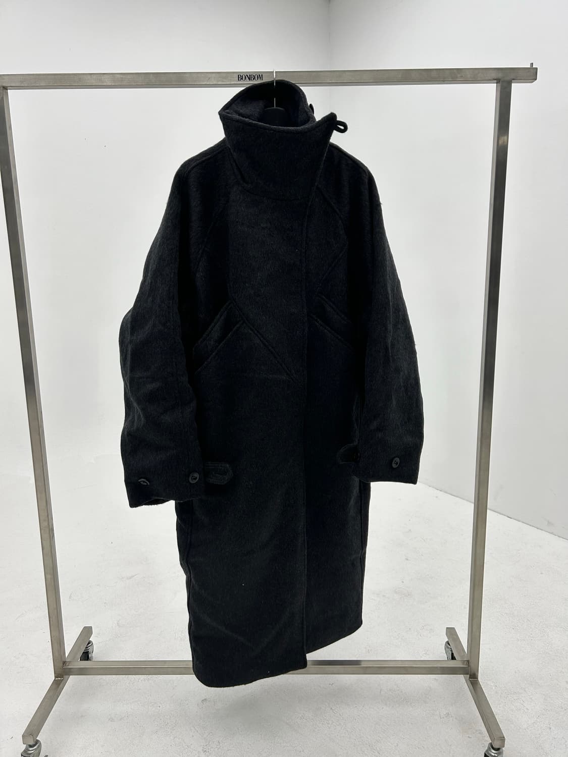 Nofaith Studio Asymmetrical coat grey 상품이미지5
