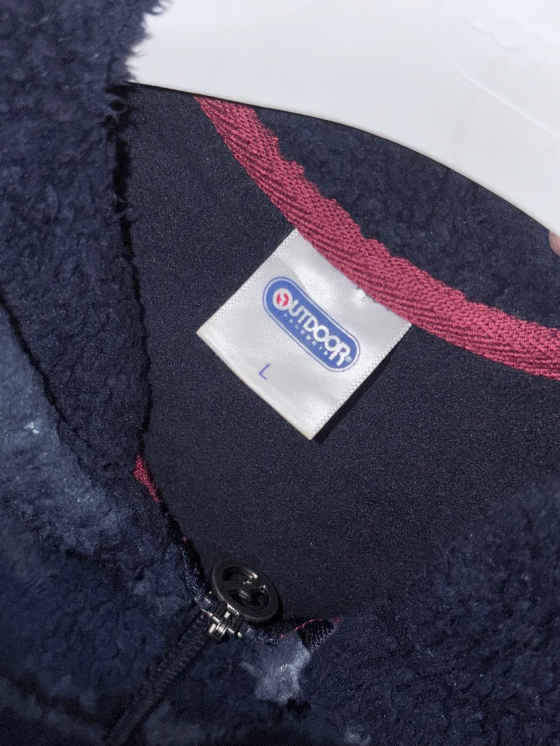 아웃도어 블루 카모 후리스 L사이즈 상품이미지2