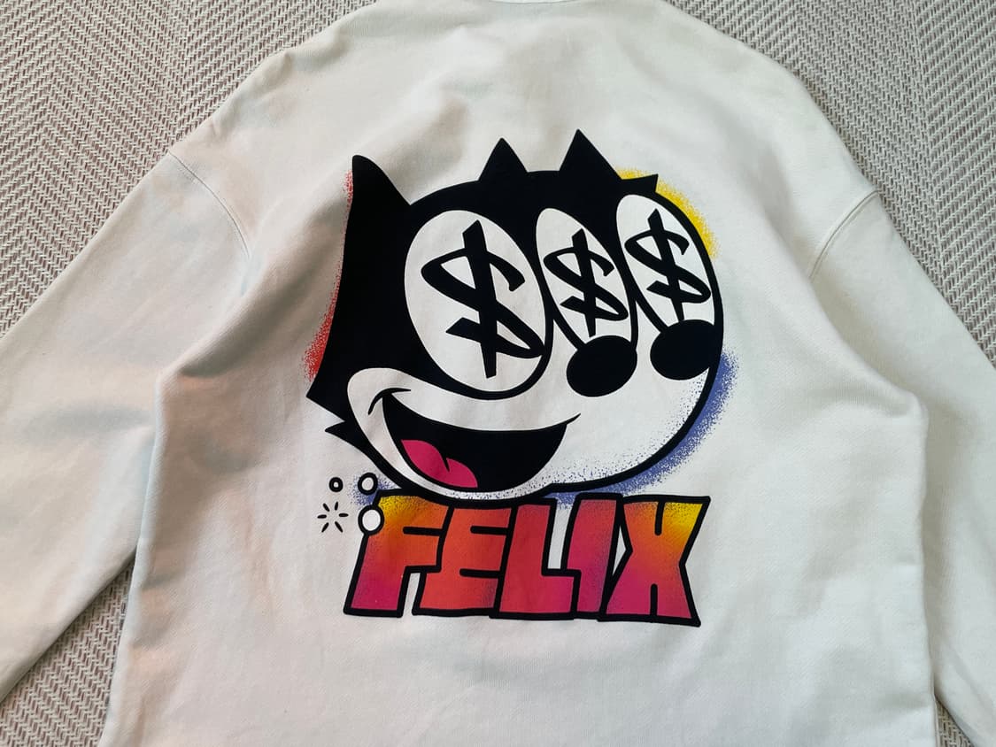 H&m x 펠릭스 더 캣 카라 긴팔티셔츠  상품이미지2