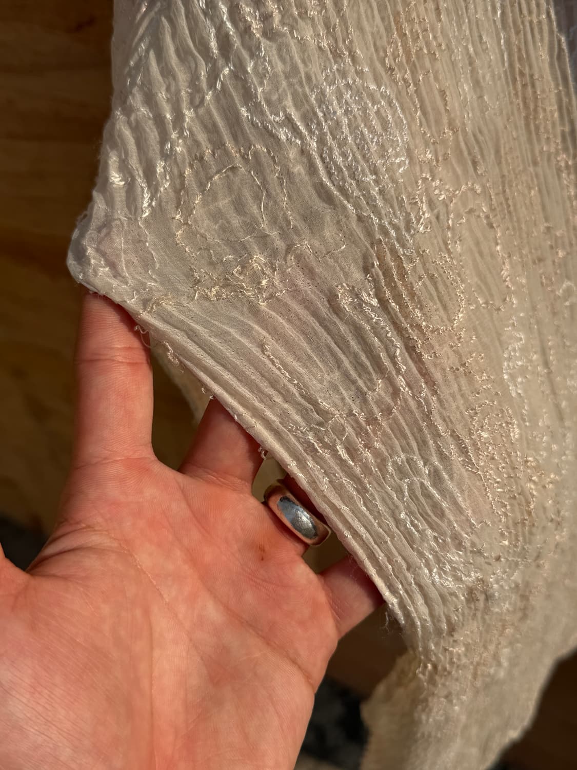 이세이미야케 fete 플로럴 플리츠 가디건 상품이미지7