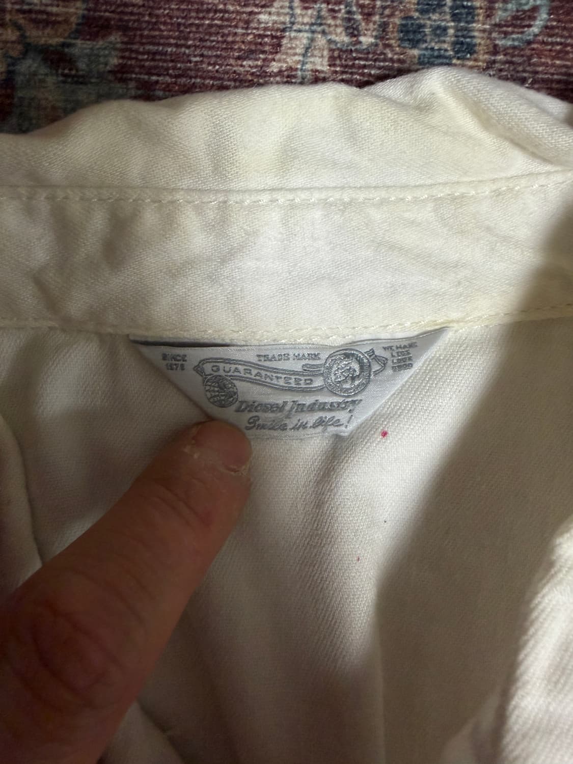 디젤 페인팅 커스텀 셔츠 자켓 상품이미지5