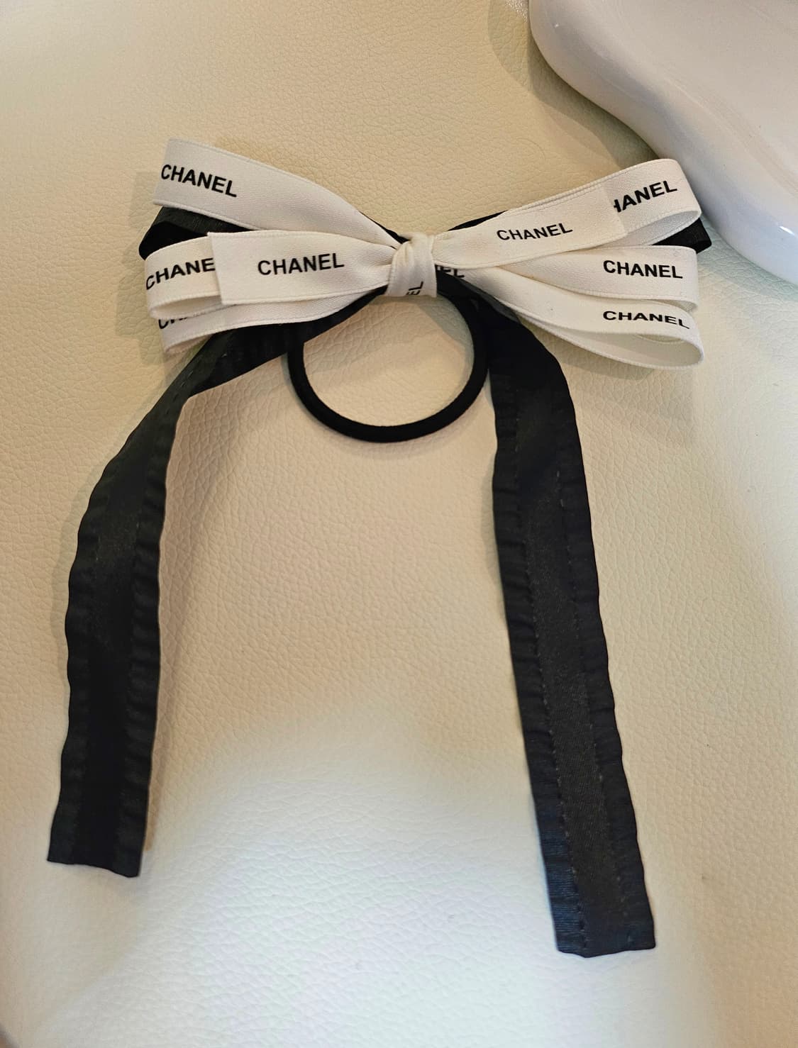 샤넬 업사이클링 머리끈 상품이미지1