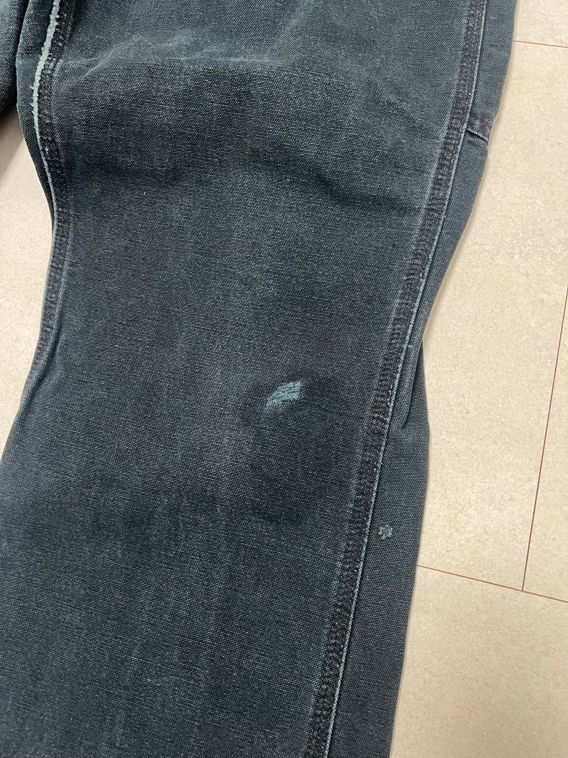 빈티지 칼하트 워크팬츠 다크그린 상품이미지3