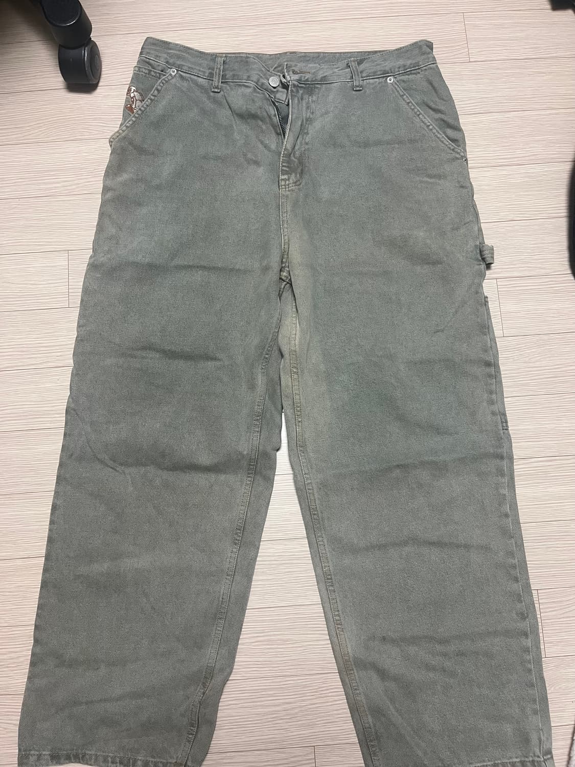 WKNDRS 위캔더스 드래기 워크데님 팬츠 올리브 상품이미지1