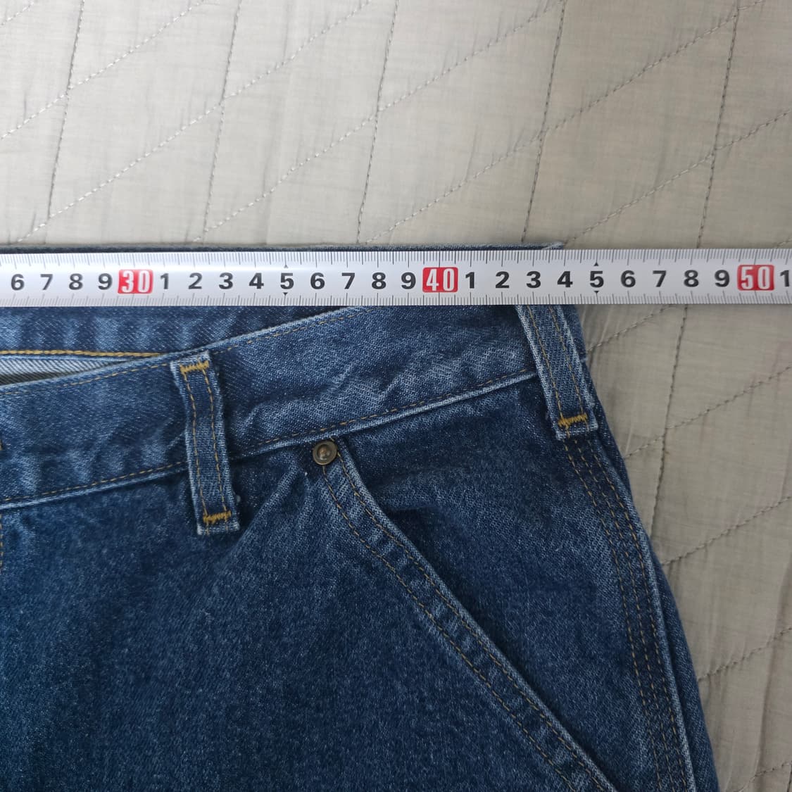 [36X32] 빈티지 칼하트 더블니 B73 DST 데님팬츠 굿컨디션B24 상품이미지8