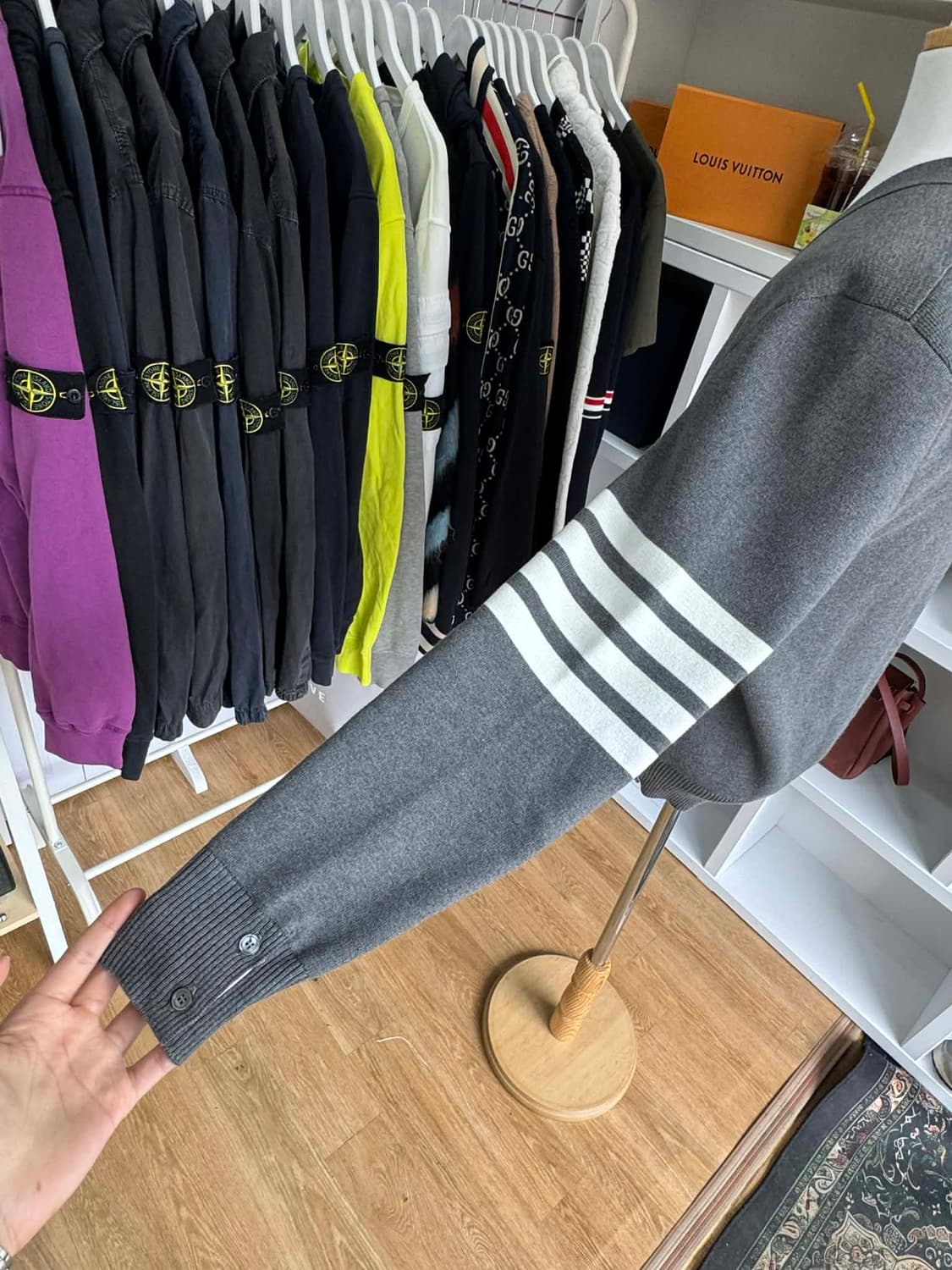 톰브라운 밀라노스티치 가디건 상품이미지5