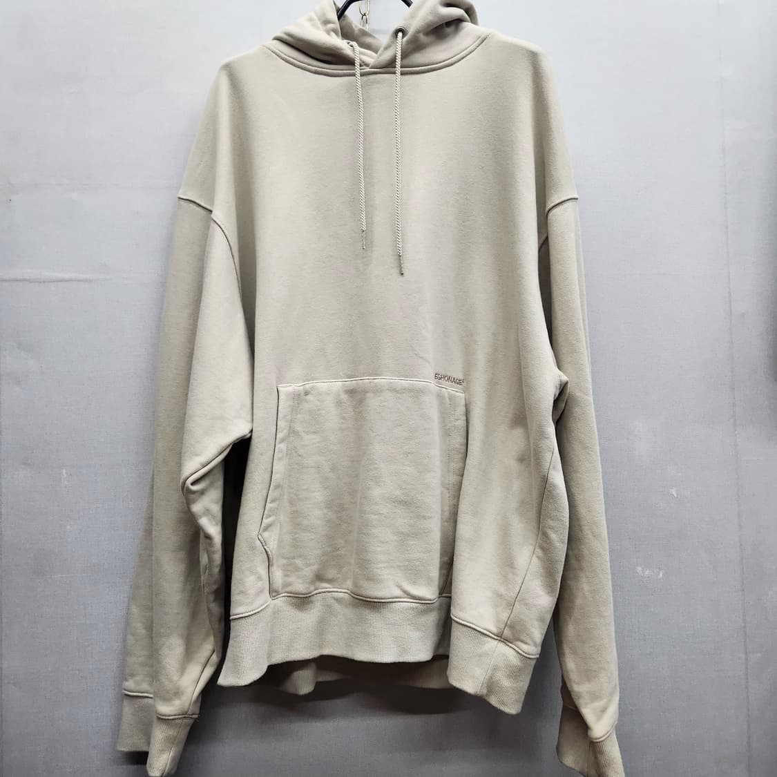 에스피오나지 로고자수 후드티 XL(2XL) 상품이미지1