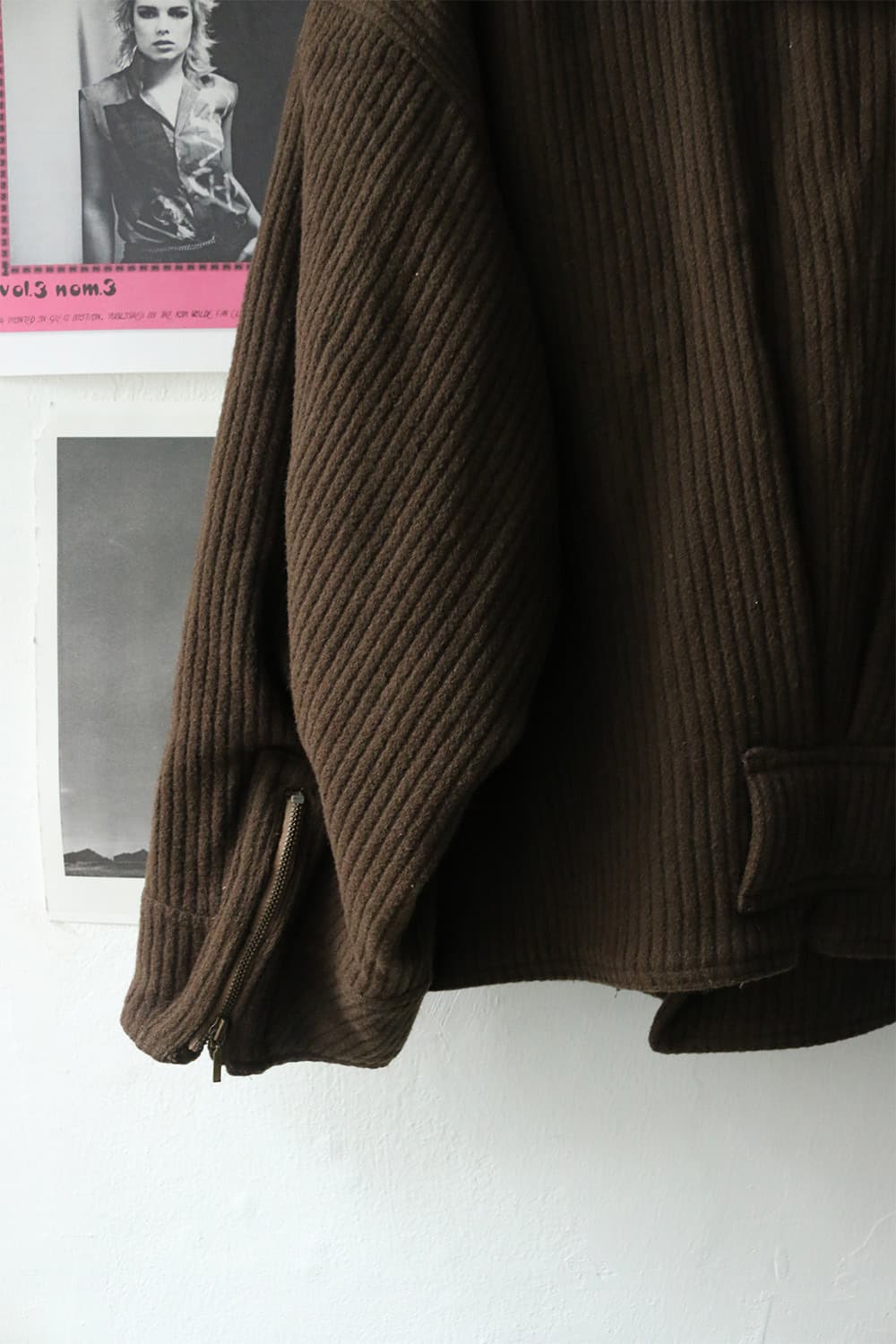 빈티지 후드 더블 브레스티드 자켓 상품이미지7