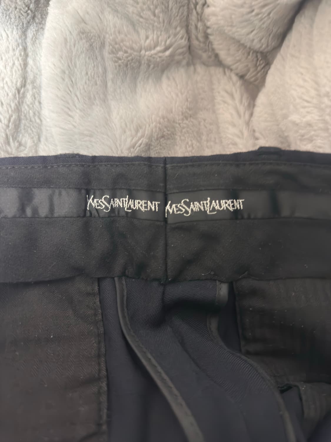 입생로랑 네이비 슬랙스 팬츠 상품이미지1