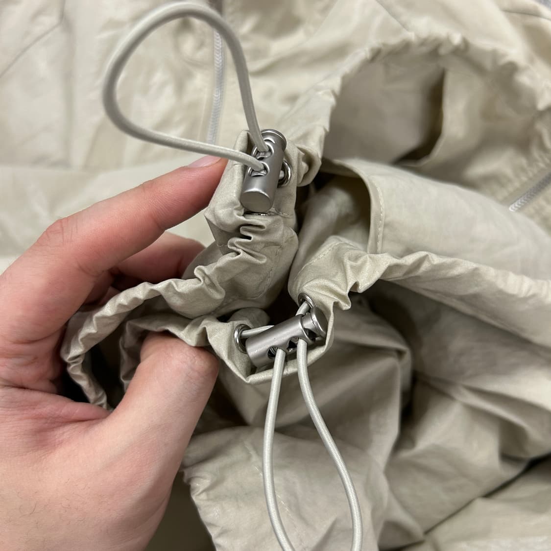 마뗑킴 아이보리 베이지 코팅 자켓(F) 상품이미지6