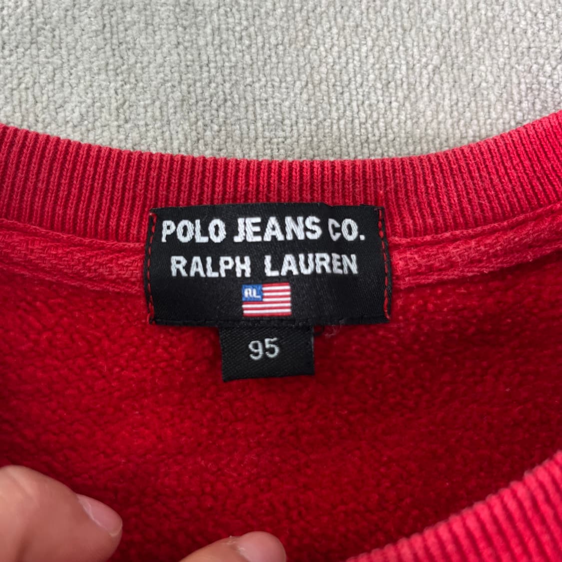 95 폴로랄프로렌 진스 스펠아웃 맨투맨 상품이미지3
