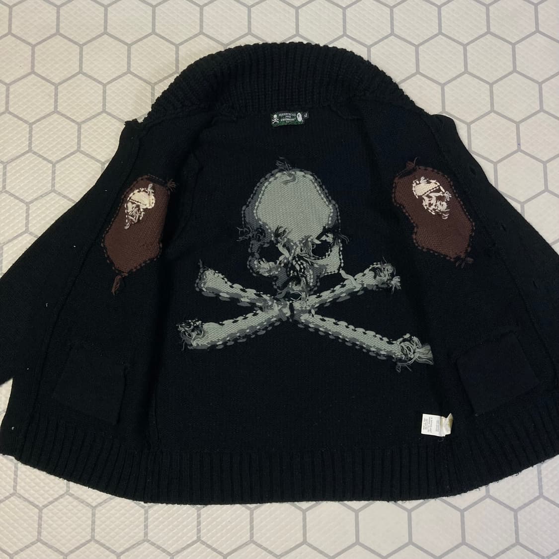 (XL) 마스터마인드재팬 x 베이프 11fw 핸드 니트 코위찬 상품이미지5