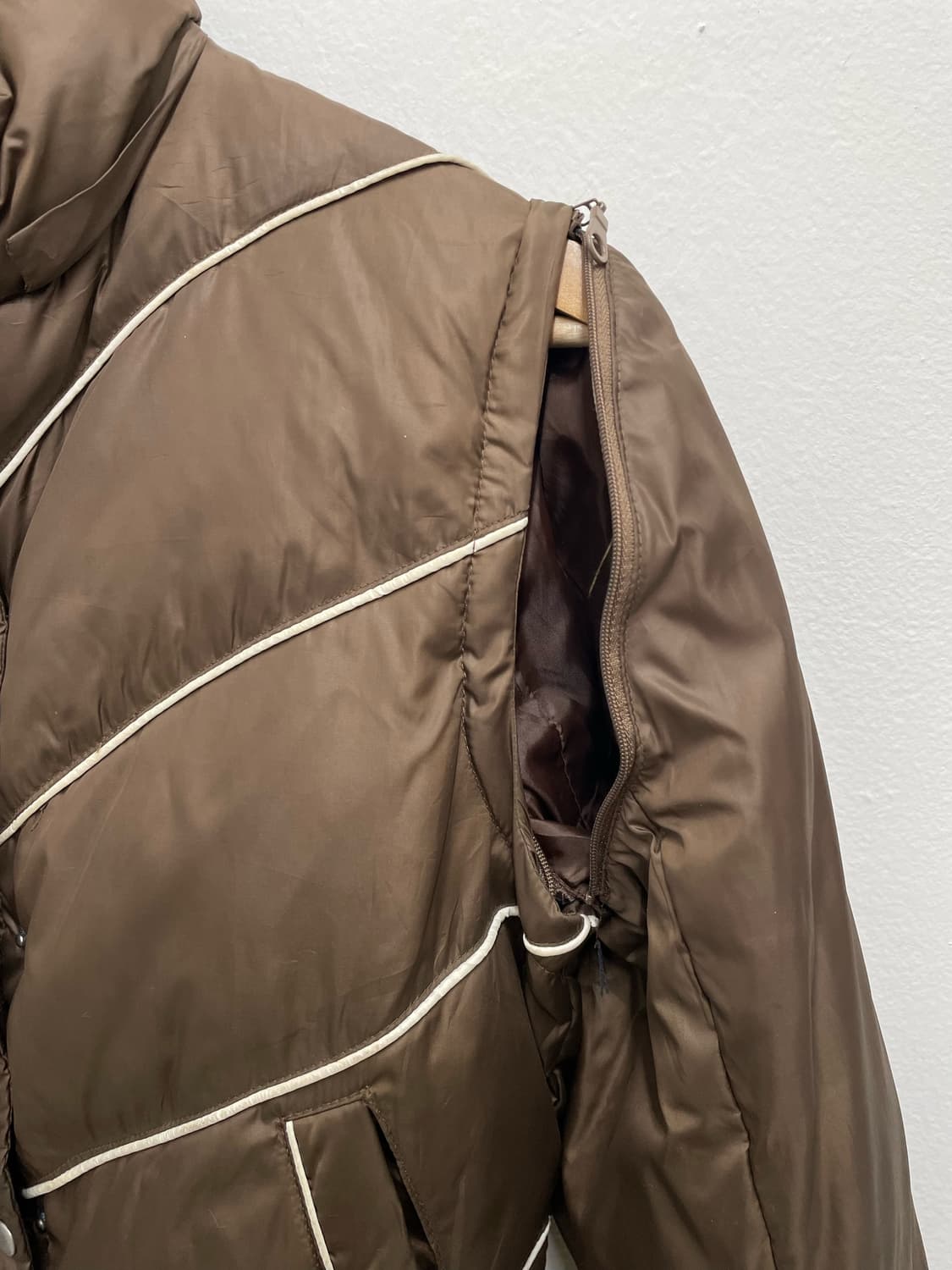 vintage 패딩 점퍼 2way 상품이미지5