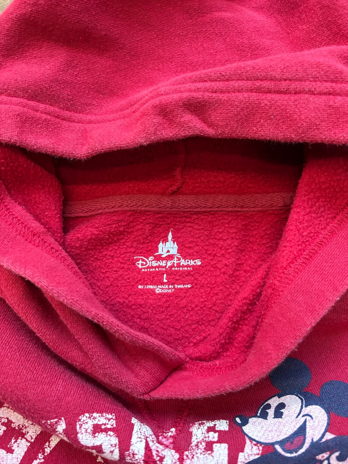 디즈니 미키 프린팅 스웻 후디 상품이미지4