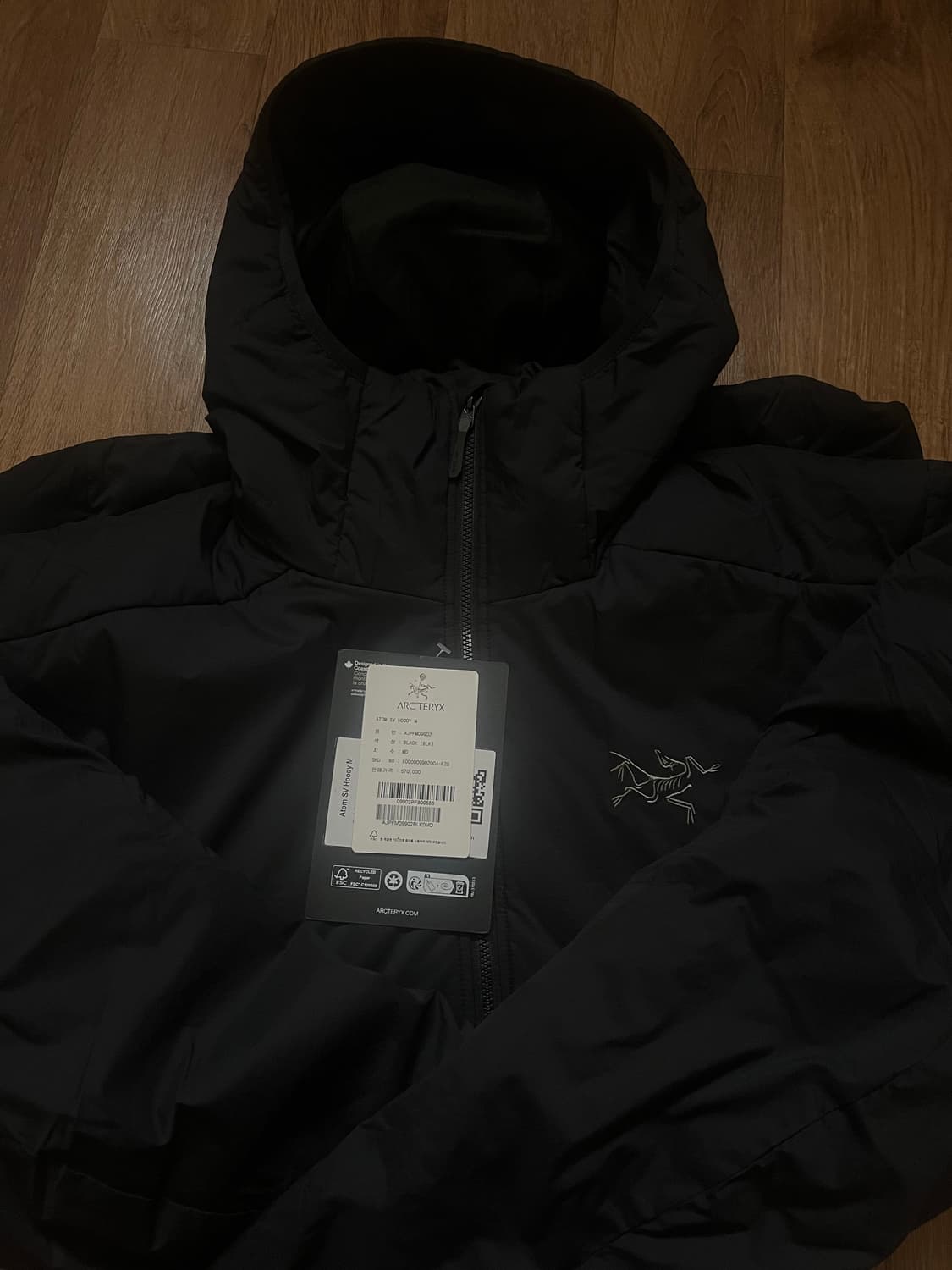 아크테릭스 아톰 sv 후디 M사이즈 상품이미지1