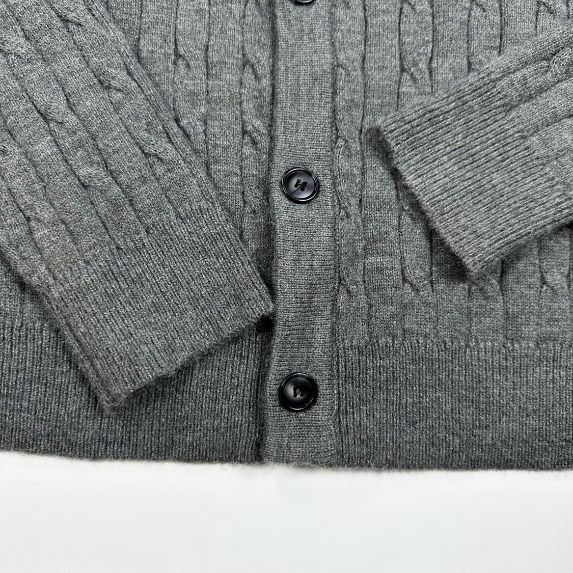 폴로 랄프로렌 클래식 미니멀 케이블 니트 가디건 L 상품이미지5