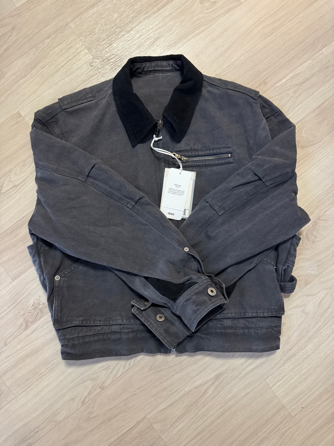 [새제품] L / 쿠어 오버 다잉 페이디드 워크 자켓 상품이미지2