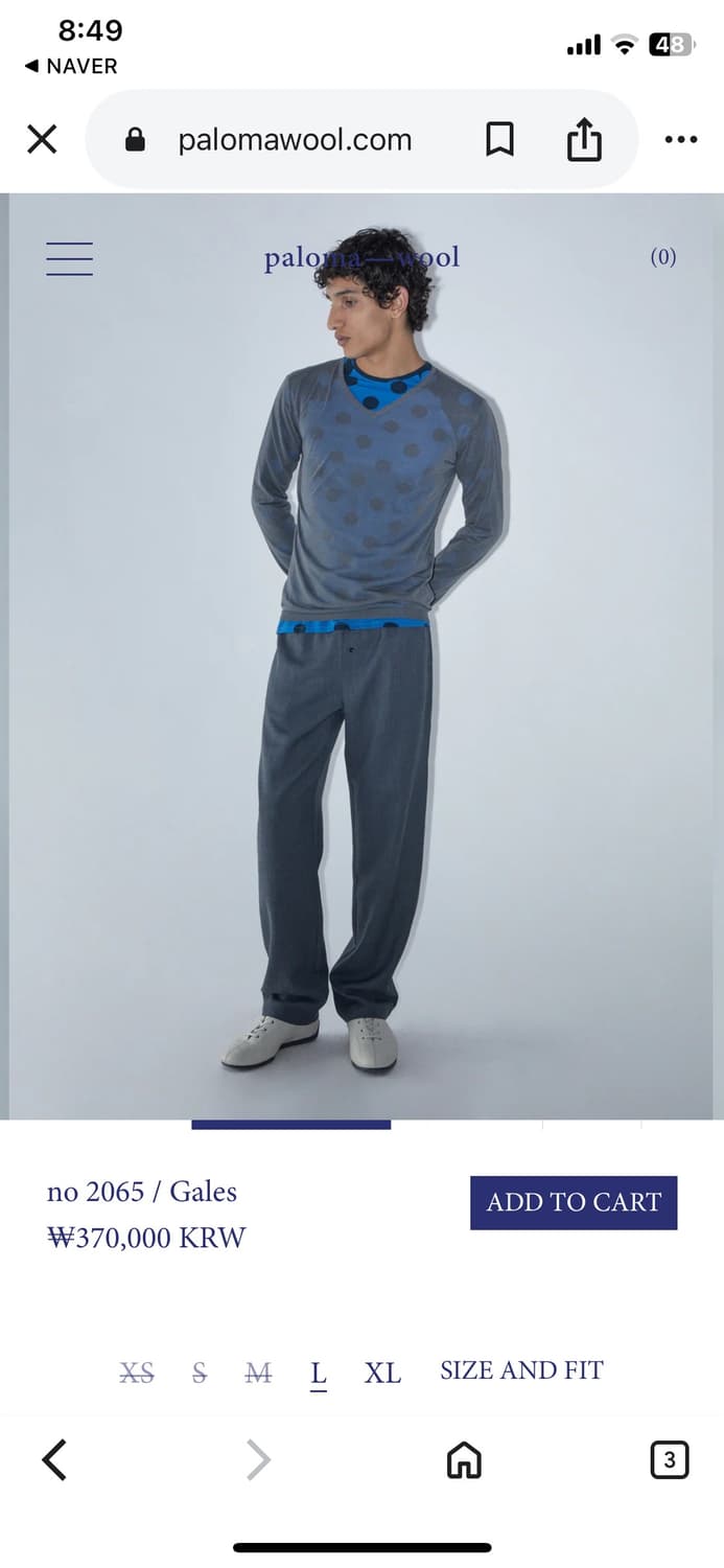 [S] 팔로마울 게일 팬츠 / paloma wool gales pants 상품이미지1