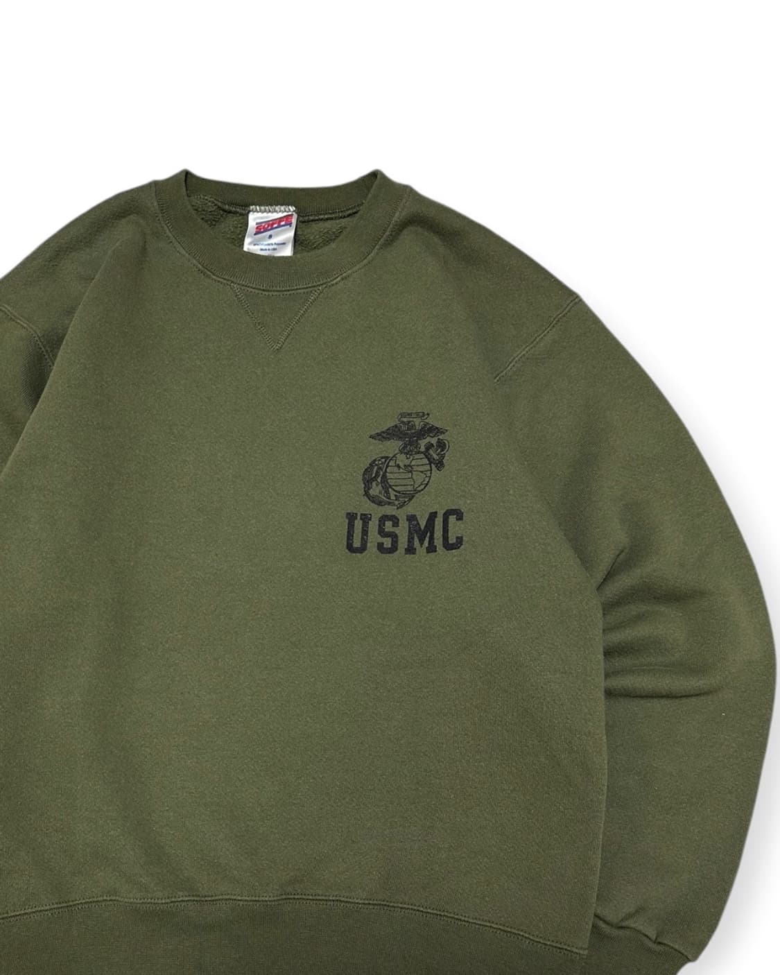 USMC 미해병대 카키 맨투맨 상품이미지2