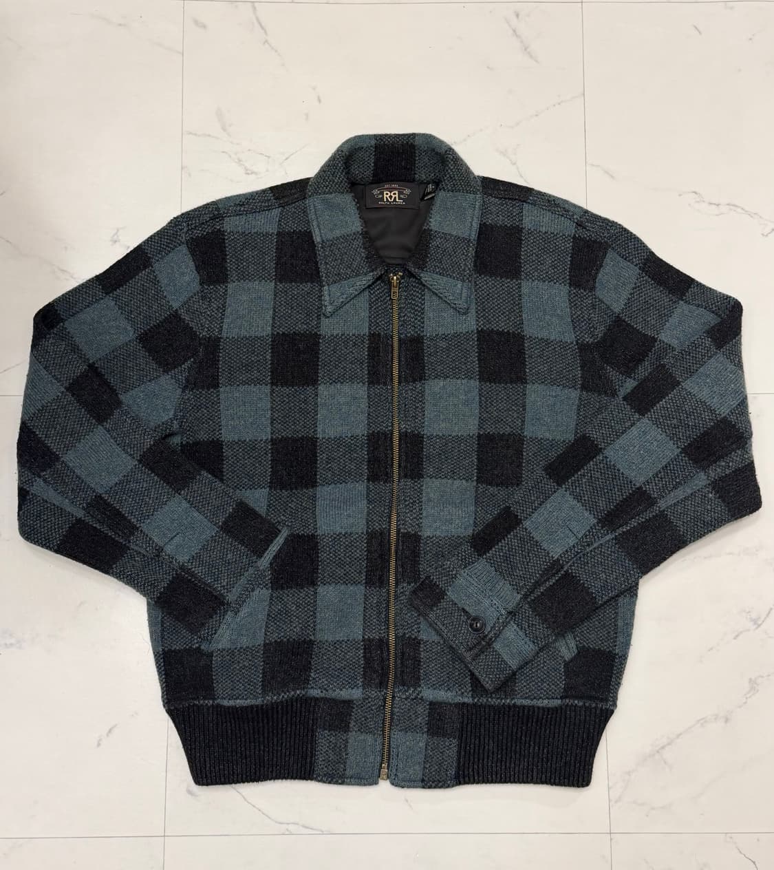 RRL 버팔로 울 집업니트 상품이미지1
