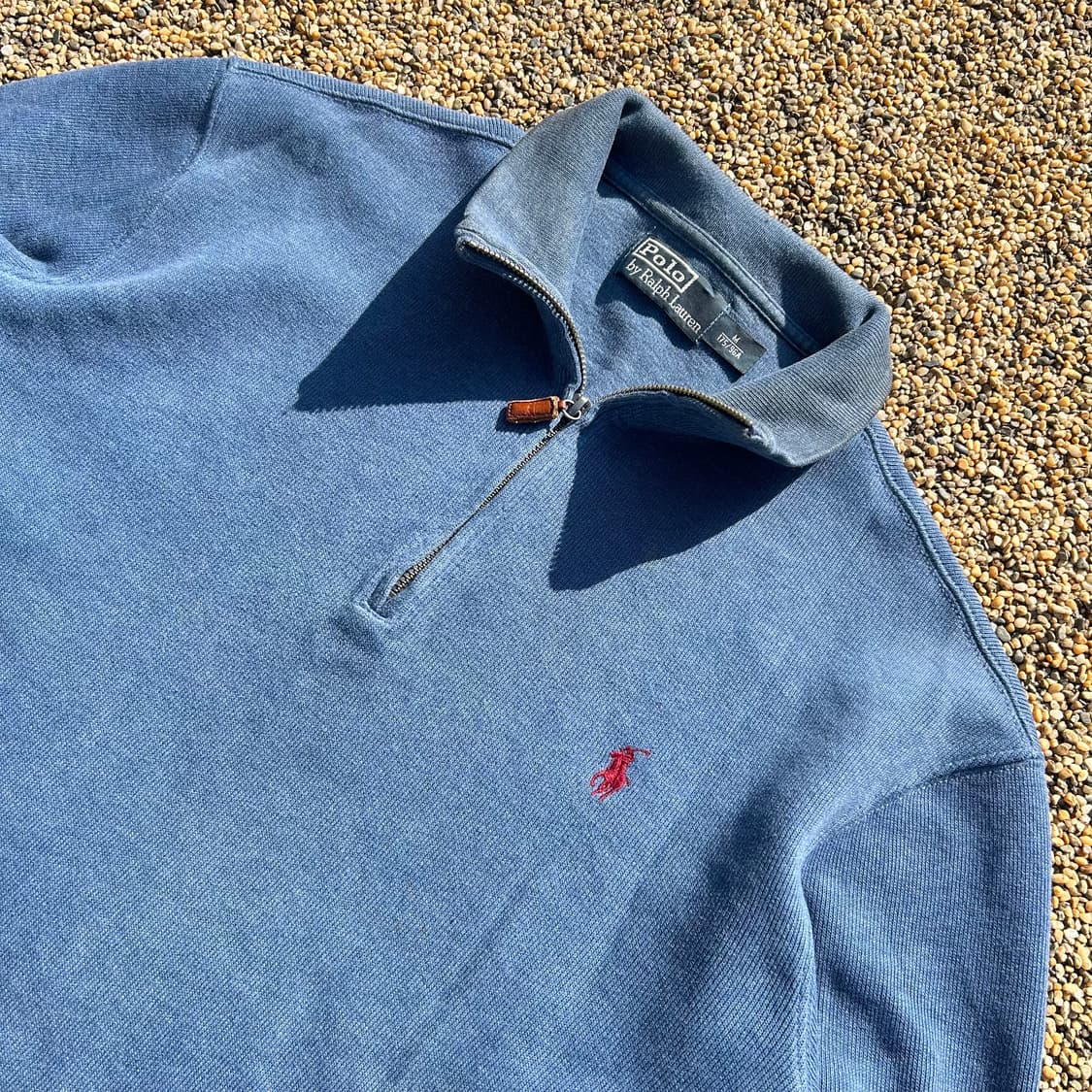 폴로(POLO RalphLauren)반집업 스카이블루 니트 상품이미지2