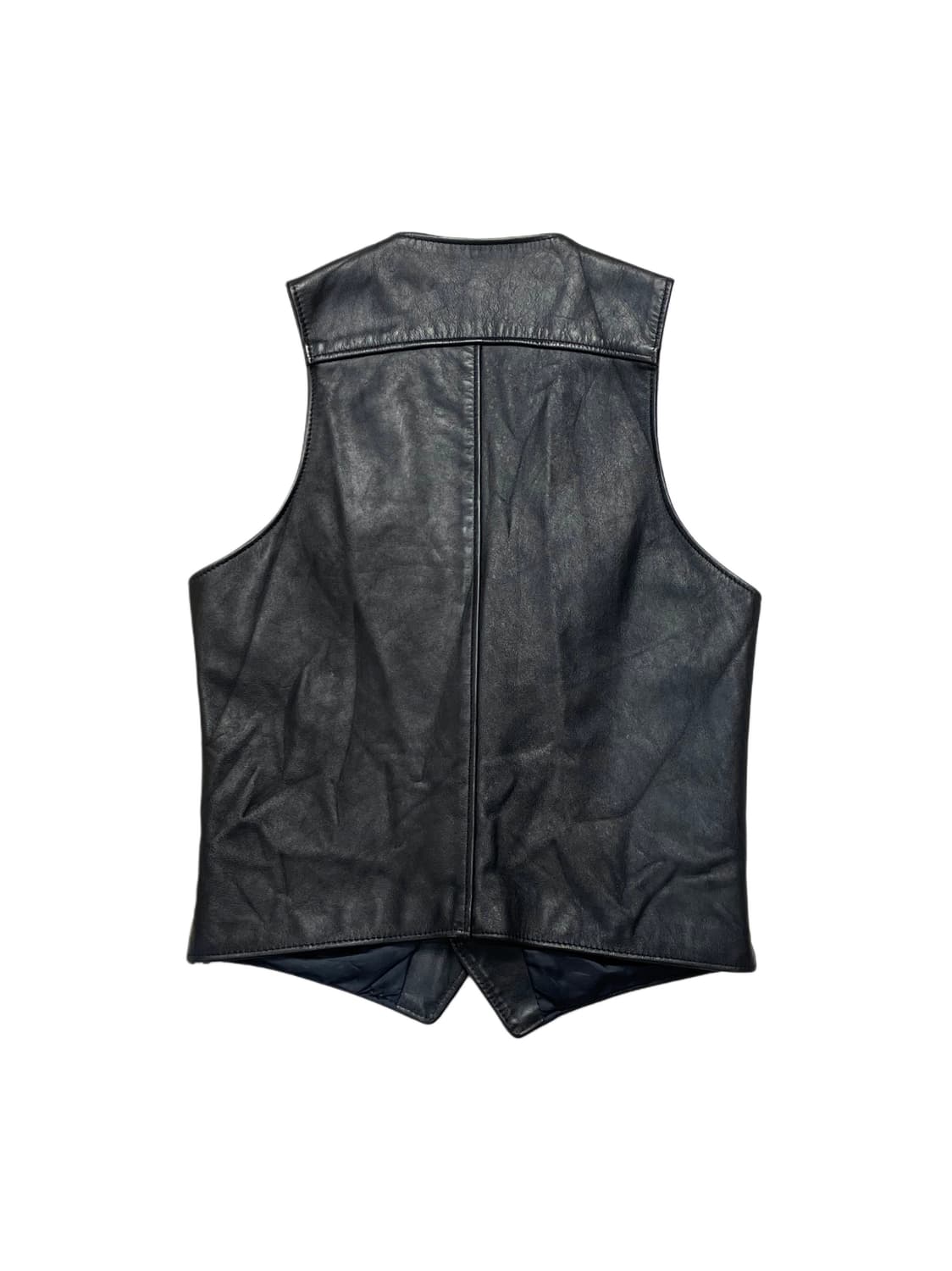 Schott 남성 가죽 베스트 상품이미지5