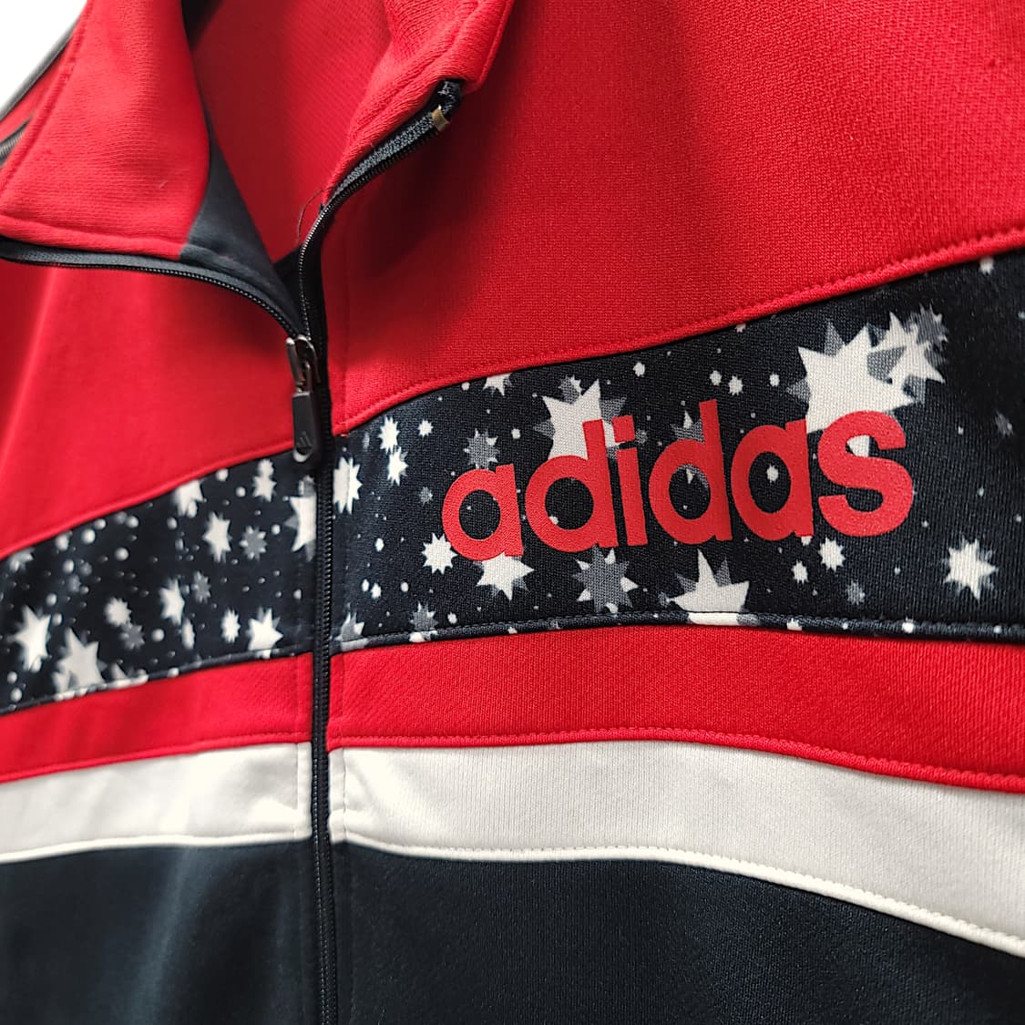 [105] 아디다스 레드 00s 스타패턴 니트 트랙탑 져지 상품이미지5