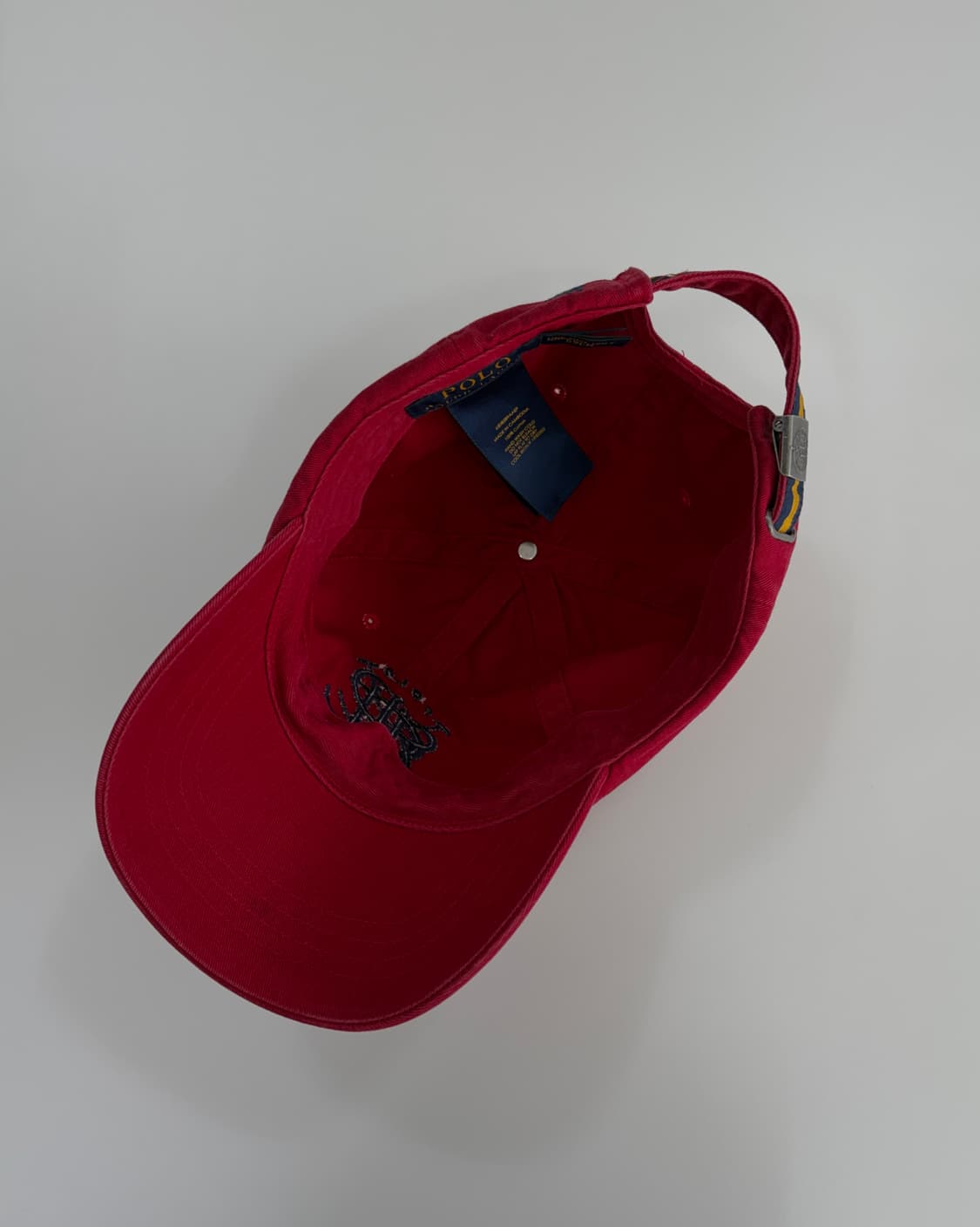 폴로 랄프로렌 클래식 버건디 치노 볼캡 상품이미지7