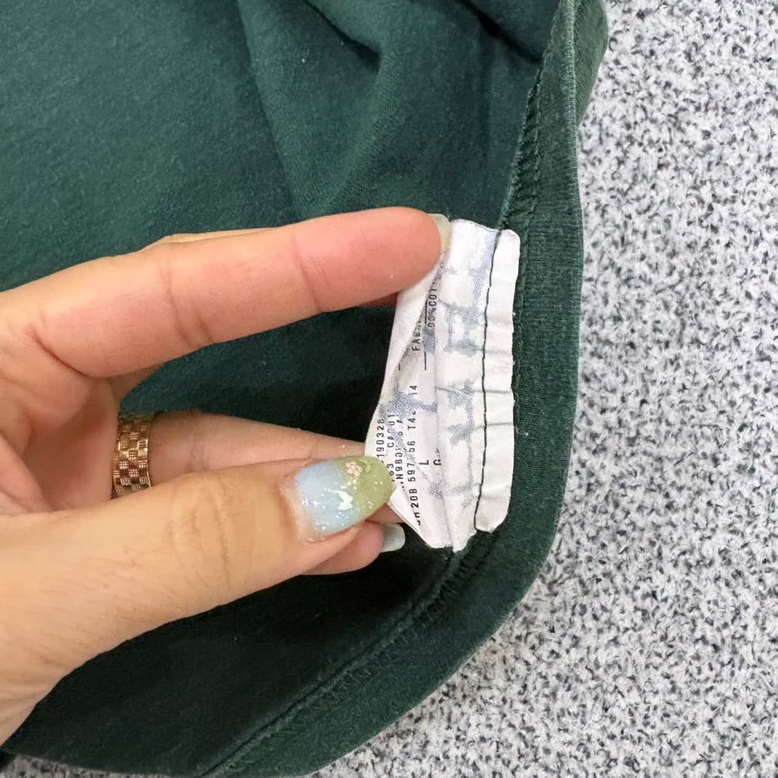 L 챔피온 무지 반팔 티셔츠 0625J1 상품이미지4
