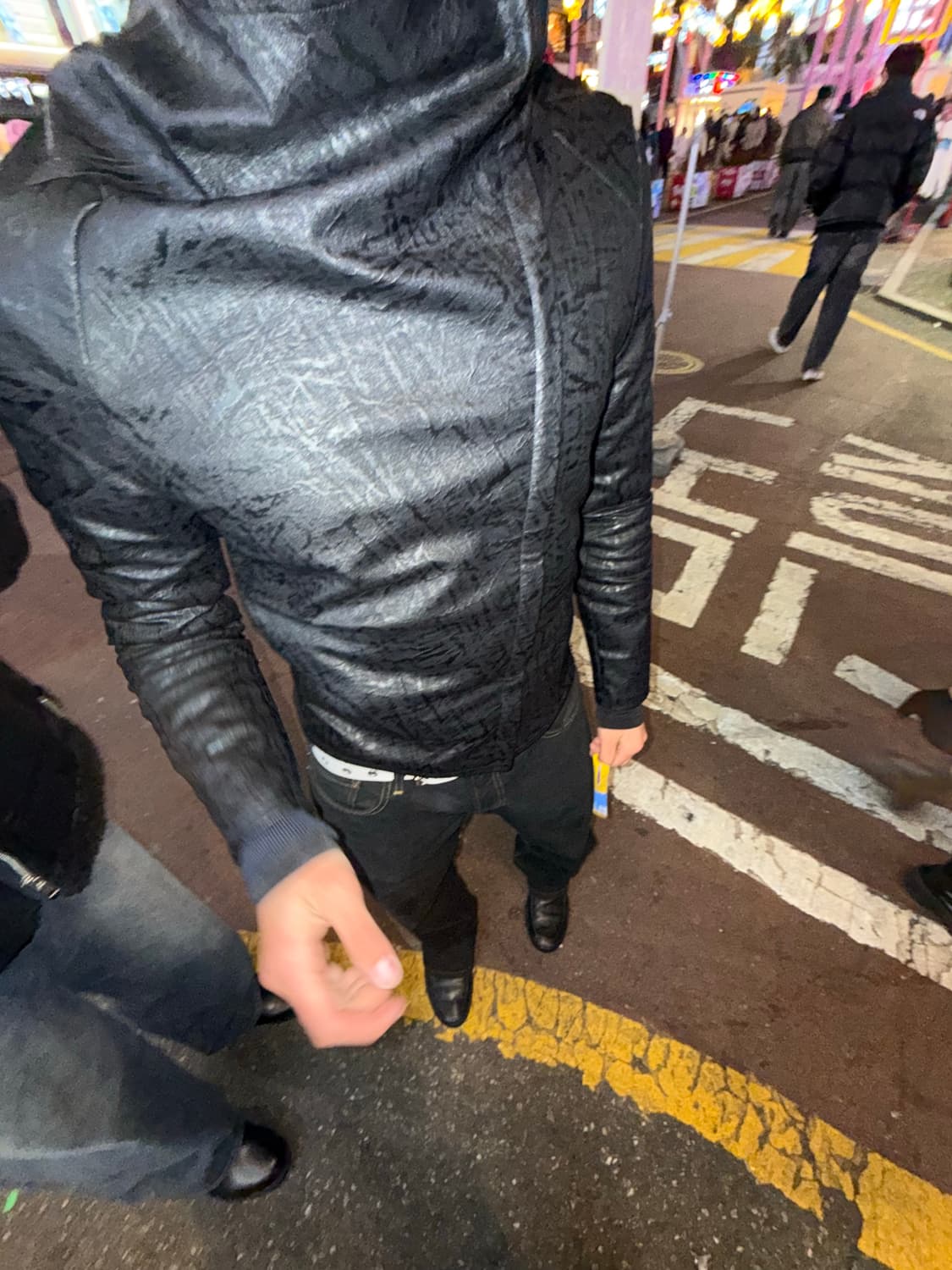 핸드메이드 사선 하이넥 코팅 자켓 상품이미지1