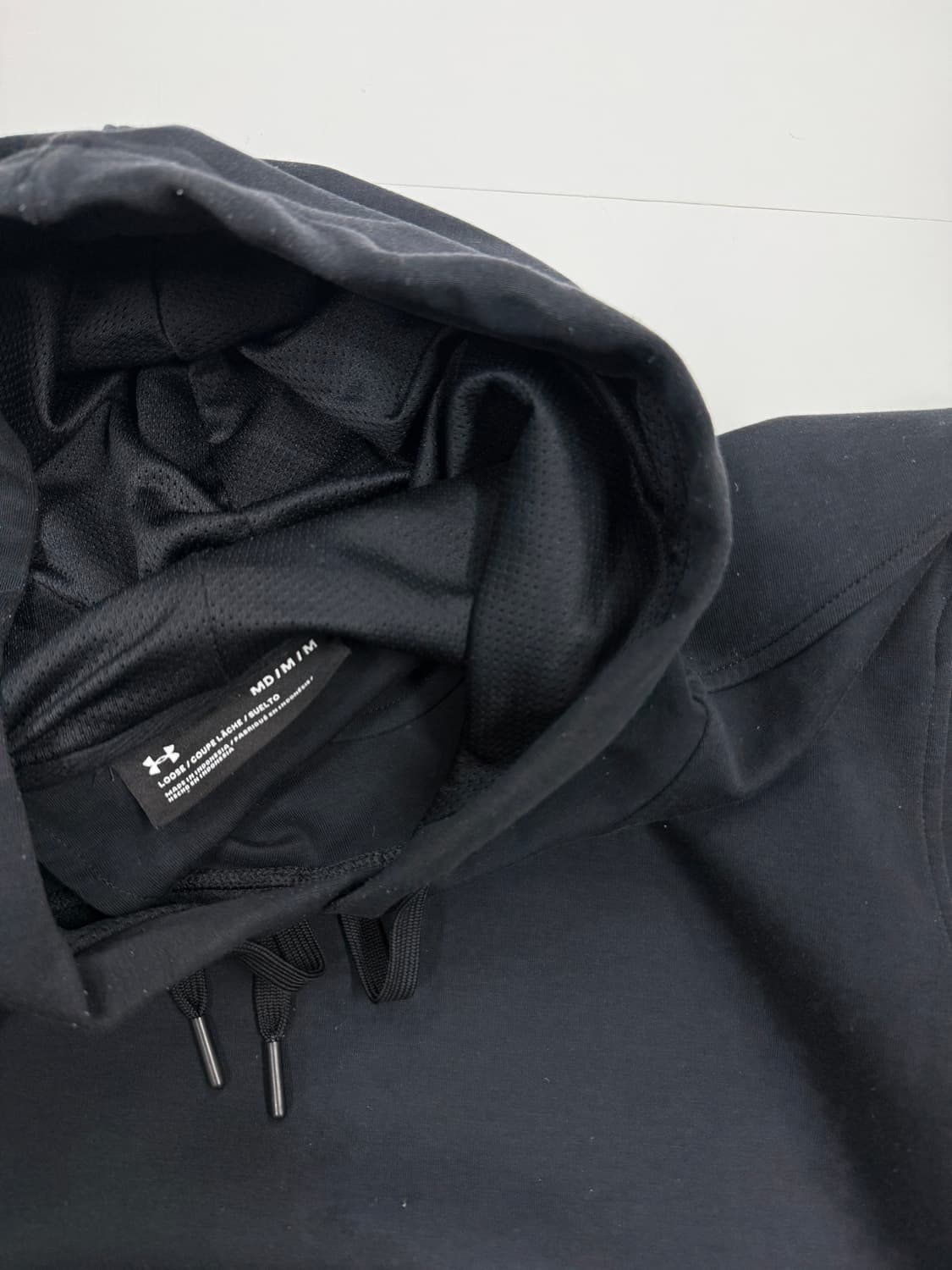 언더아머 스포츠 블랙 후드티 상품이미지5