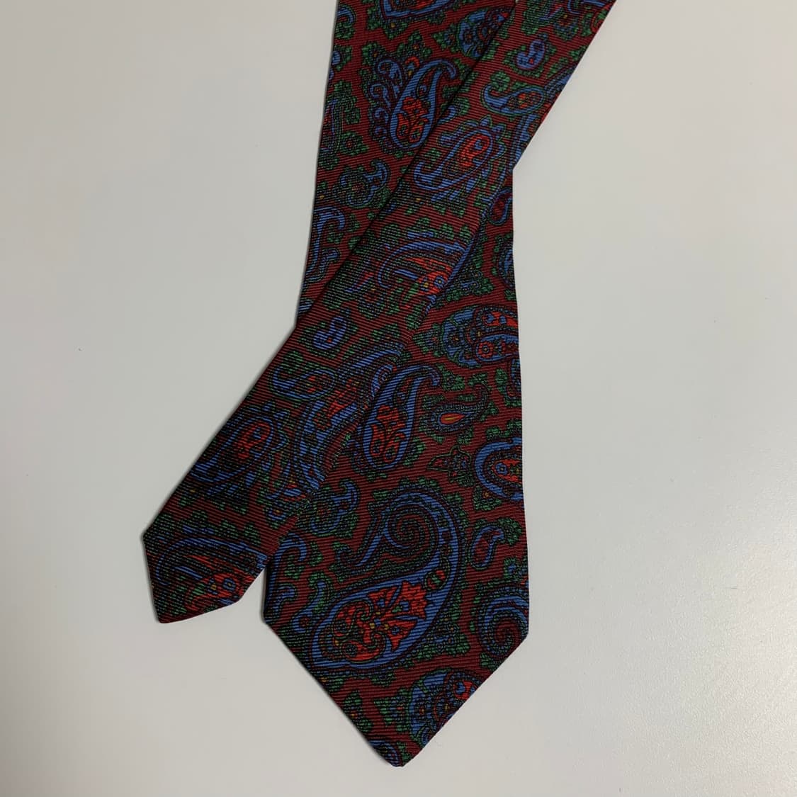 버버리(BURBERRY) 페이즐리 넥타이 명품 A+등급 9cm 상품이미지3