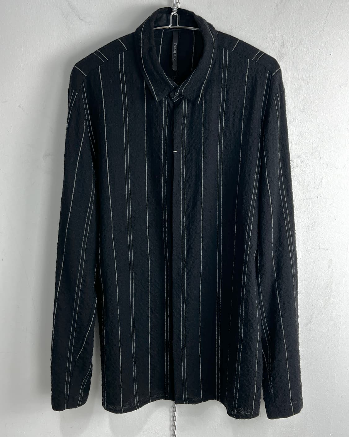 Transit Uomo Wool Stripe Shirts 상품이미지2