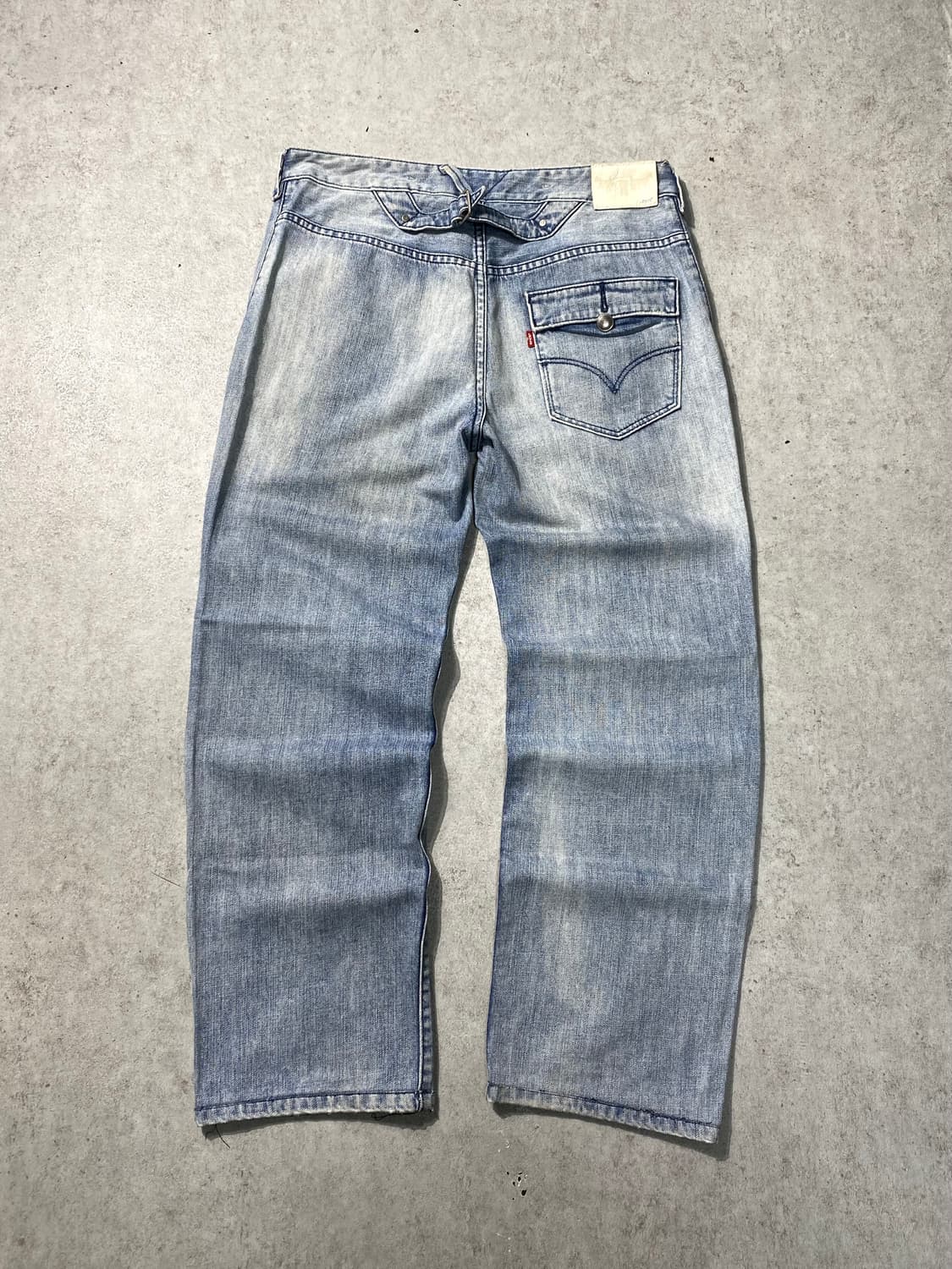 [32-33] Levi's 리바이스 모던 오리지널 신치백 데님팬츠 상품이미지5
