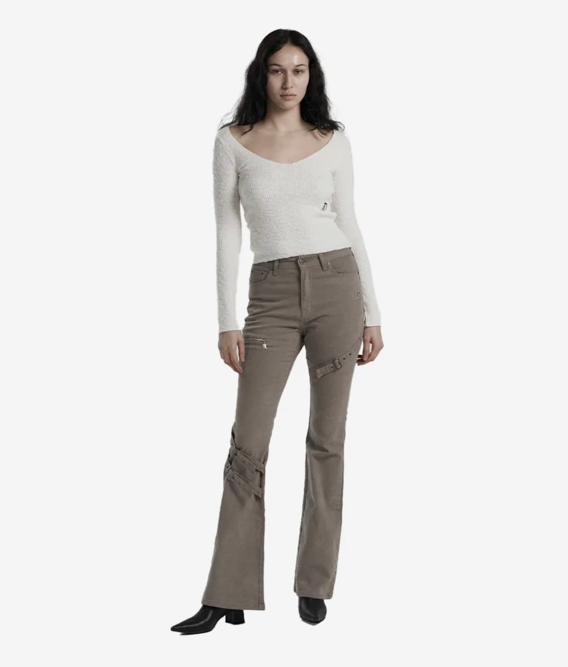 오도어 Belt cargo pants in camel (ver.2) 상품이미지1